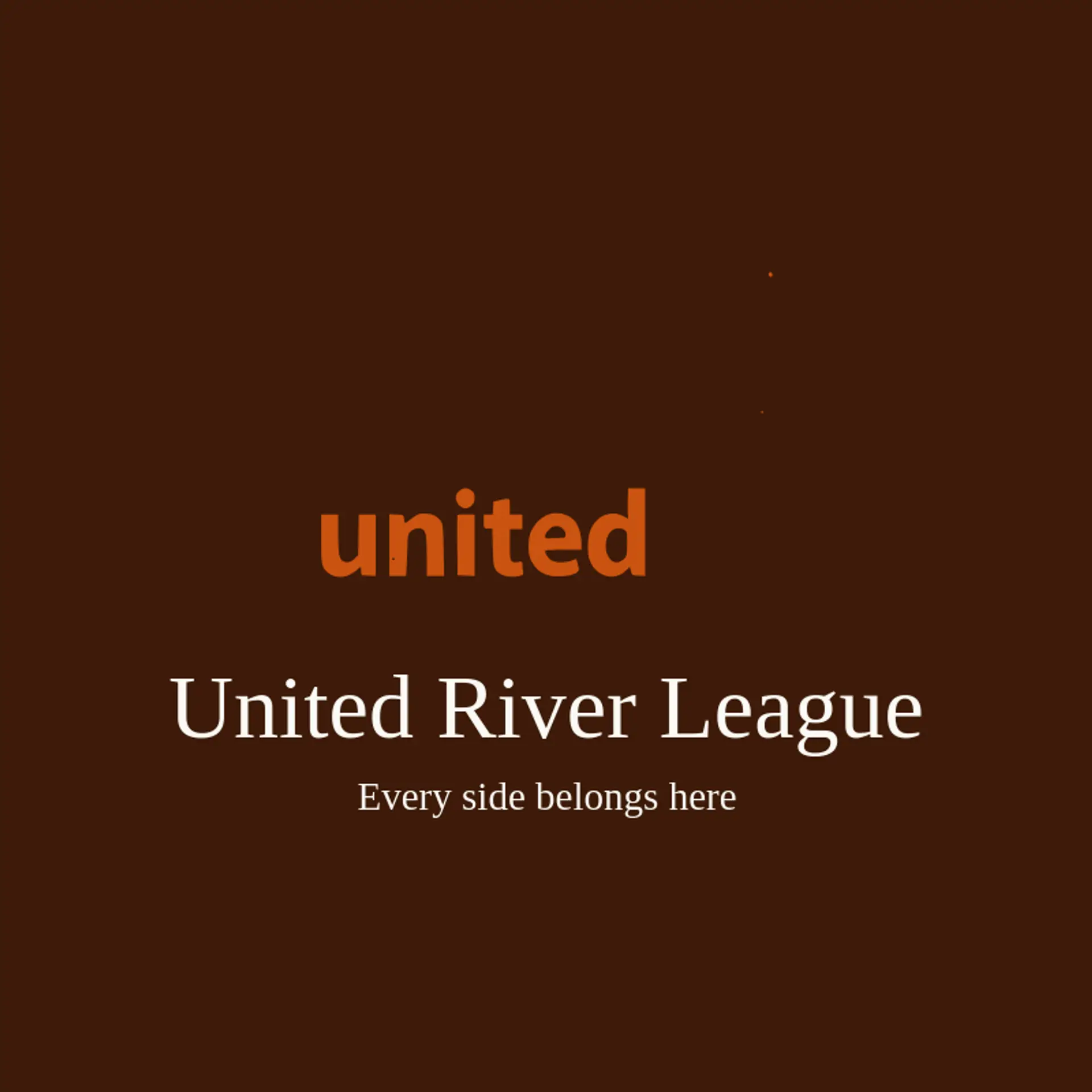 United River League logo for united