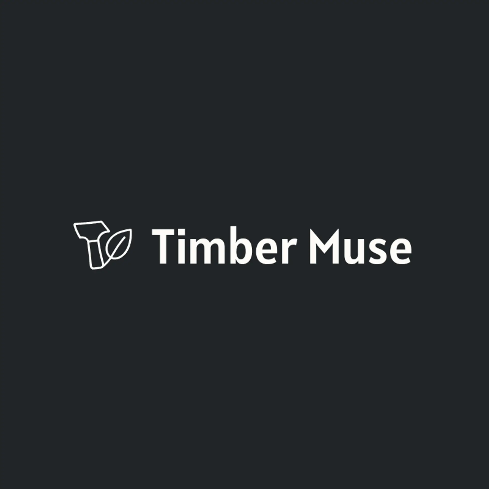 Timber Muse logo for wood