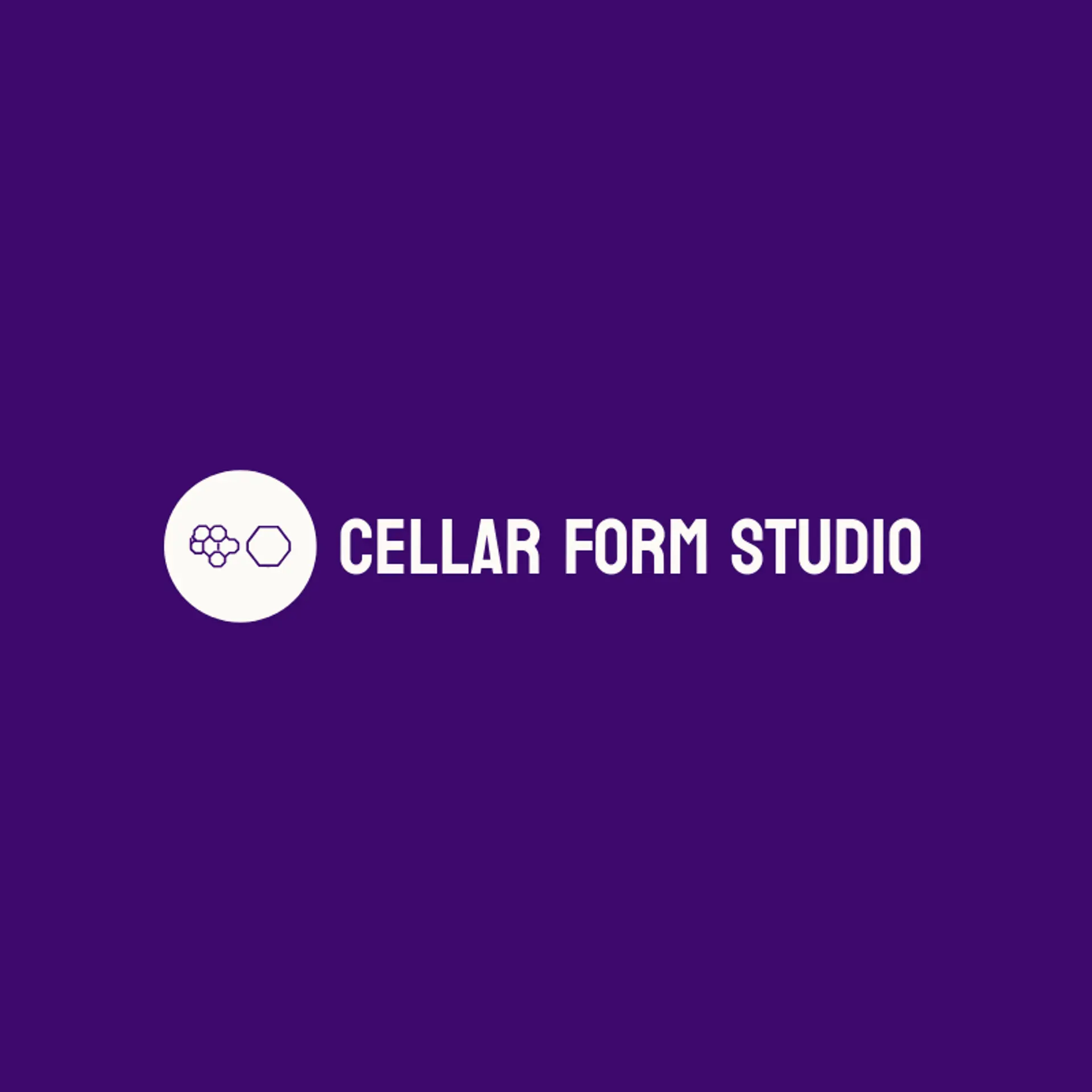 Cellar Form Studio logo for hexagon