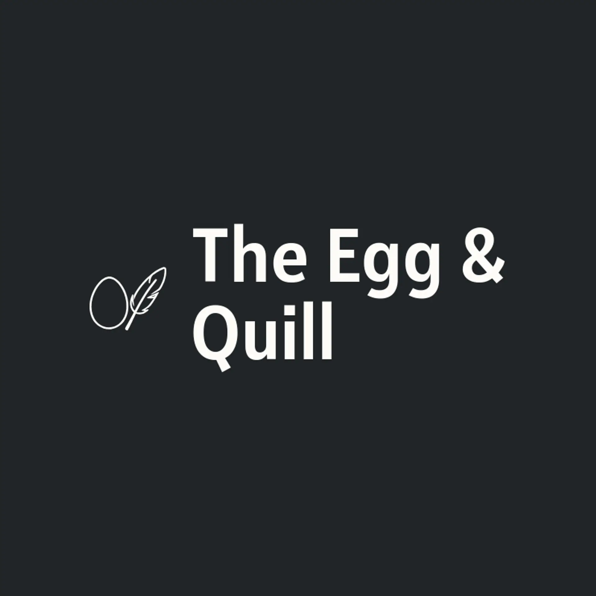 The Egg & Quill logo for easter