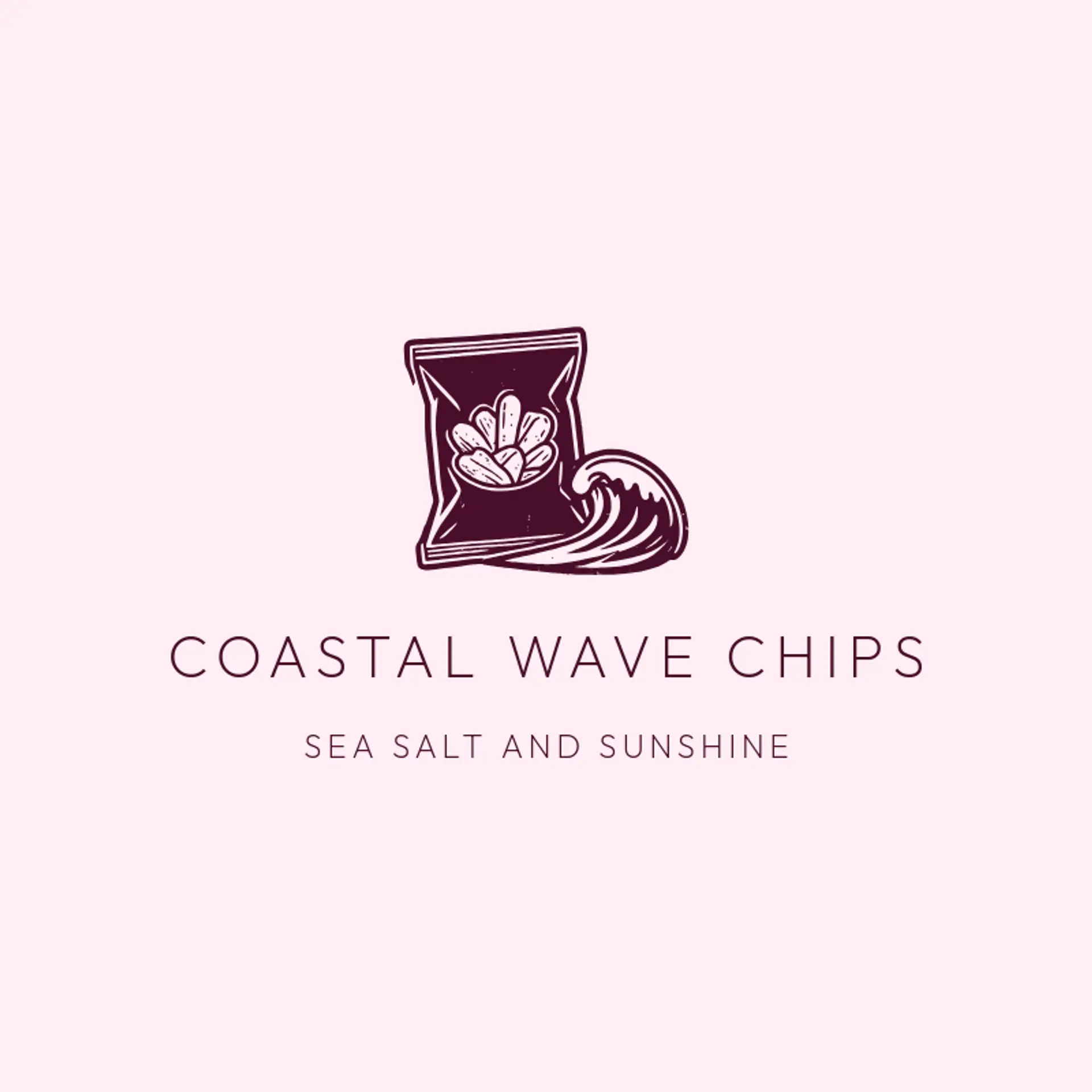 Coastal Wave Chips logo for chips