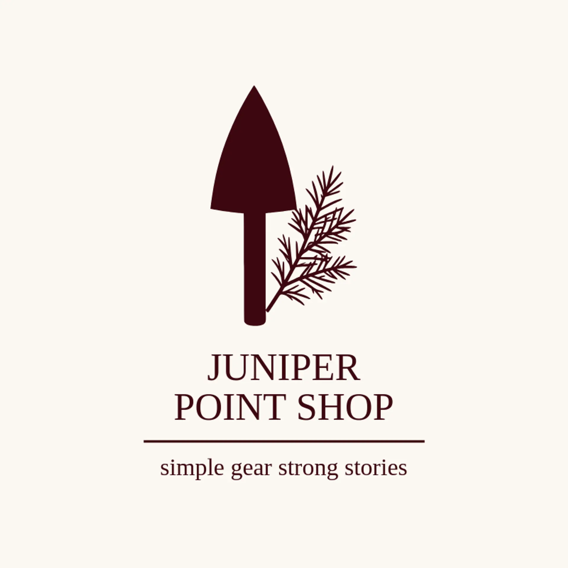 Juniper Point Shop logo for spear