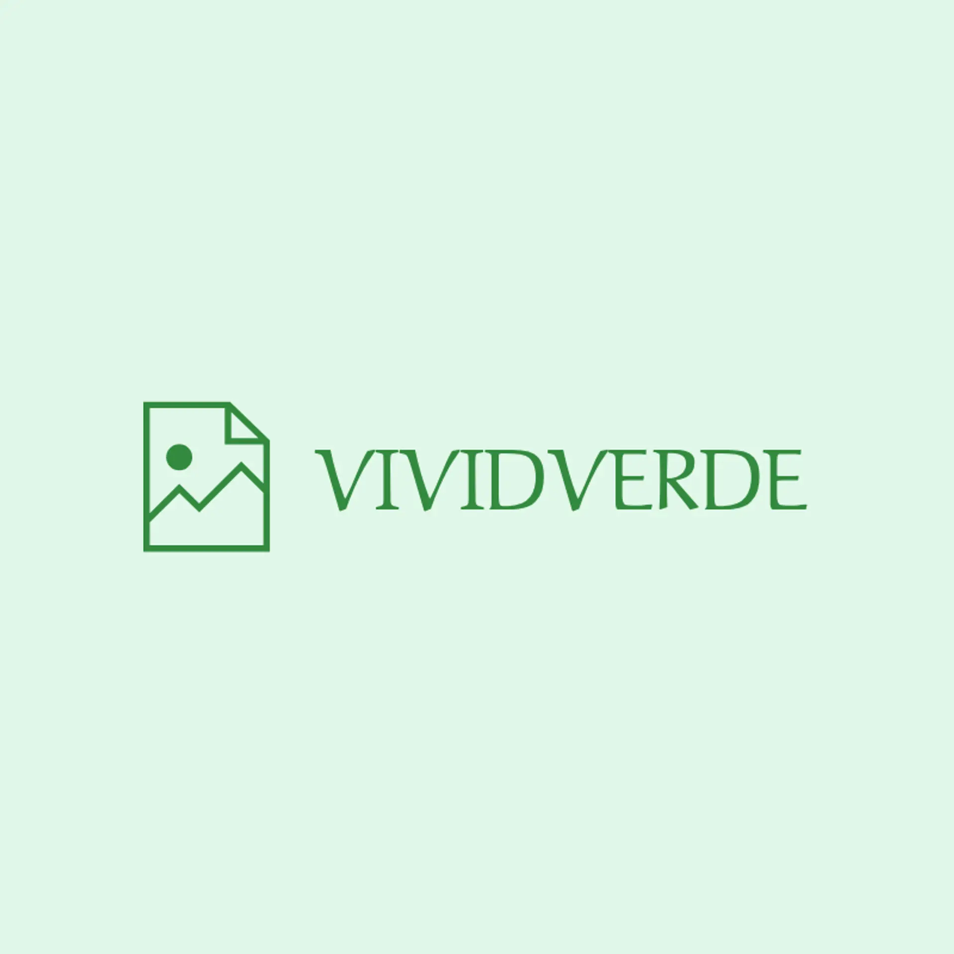 VividVerde logo for cool landscaping