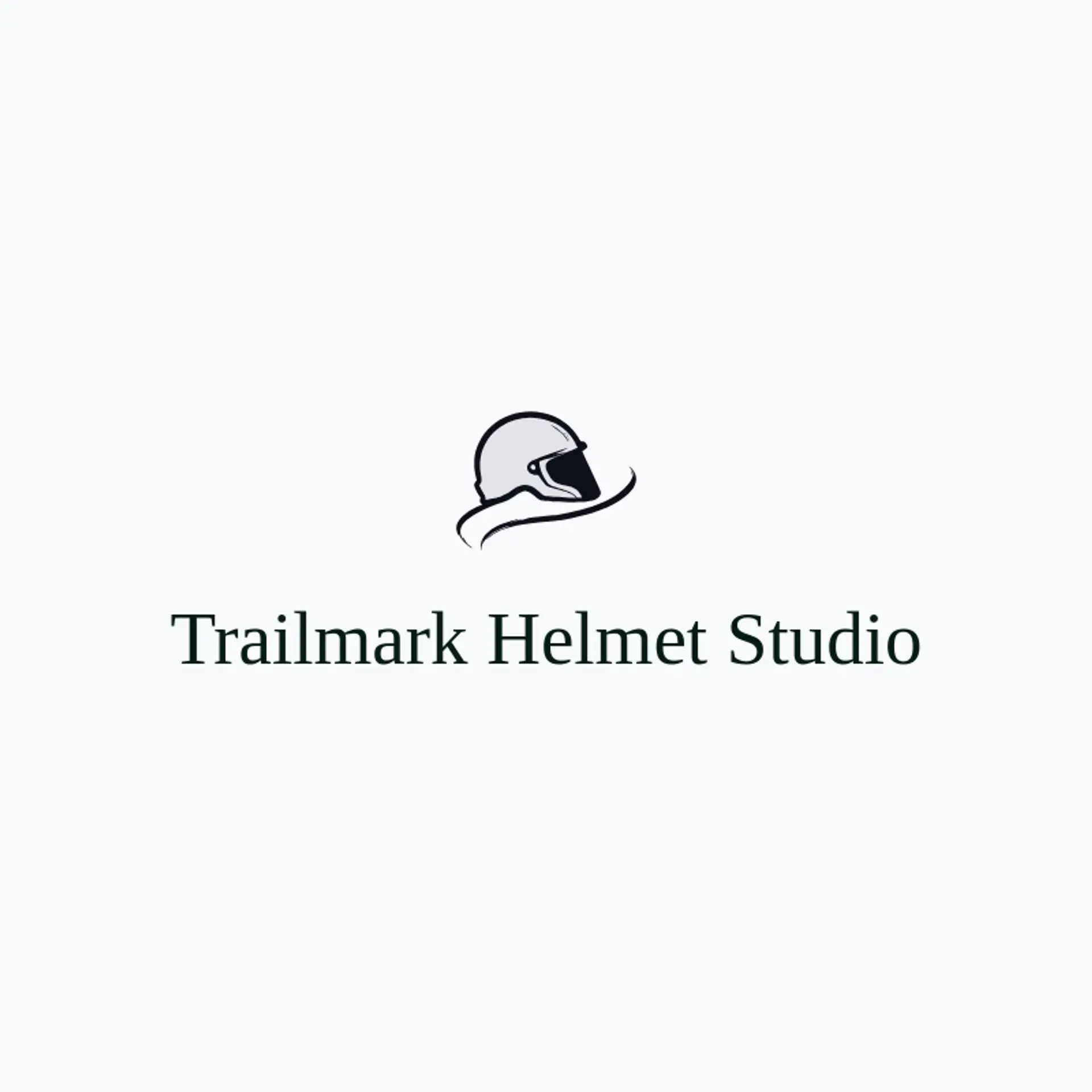 Trailmark Helmet Studio logo for helmet