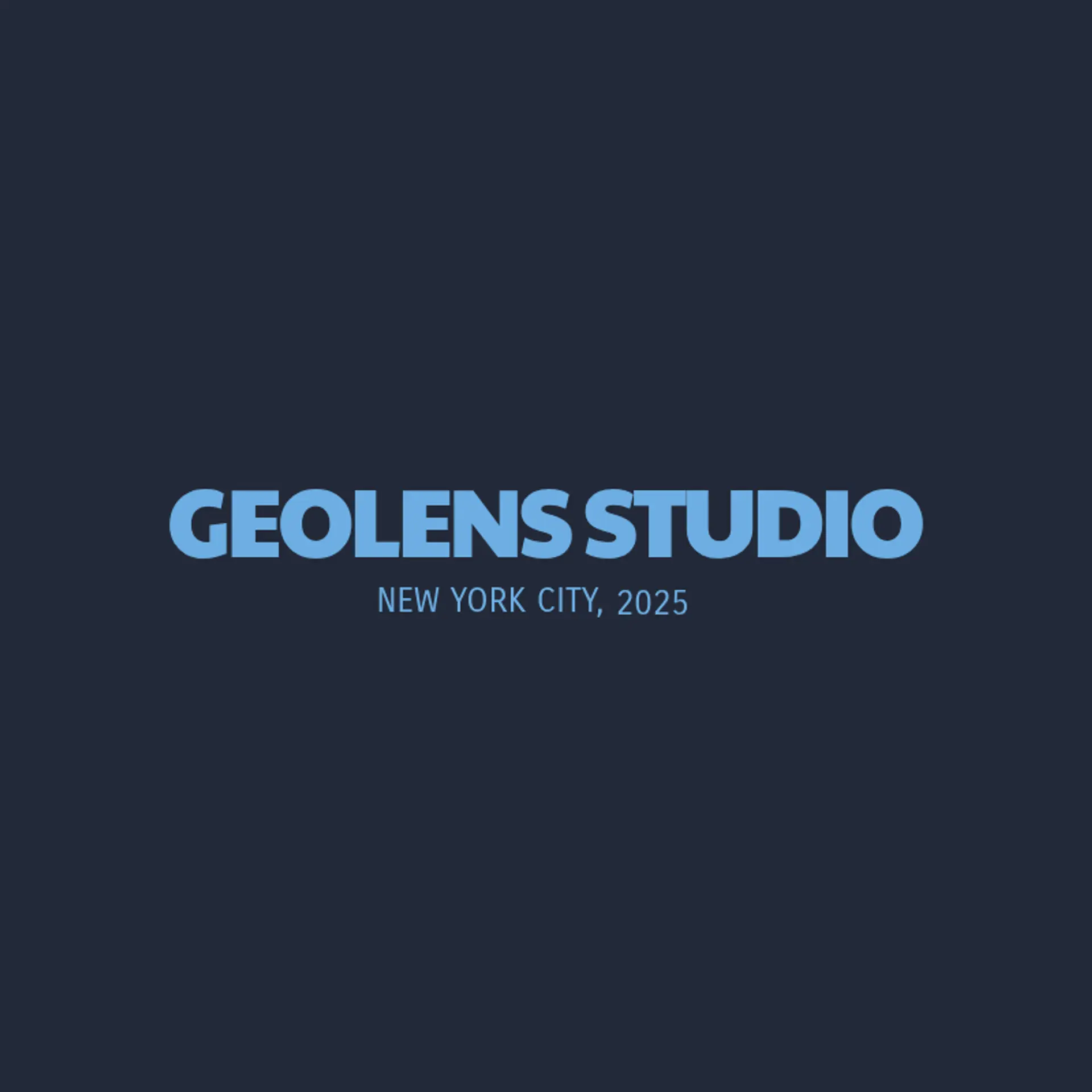 GeoLens Studio logo for geometric photography