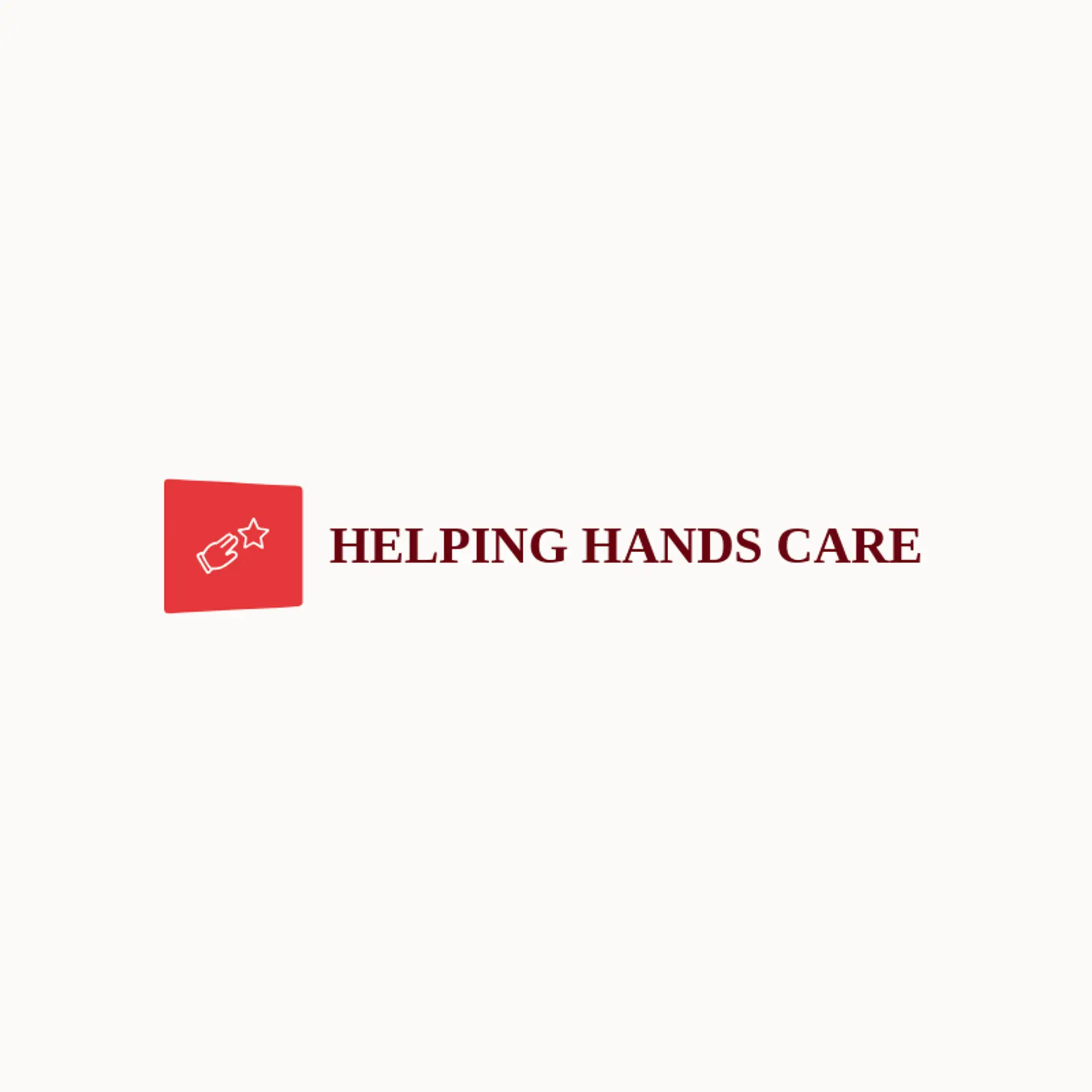 Helping Hands Care logo for childcare
