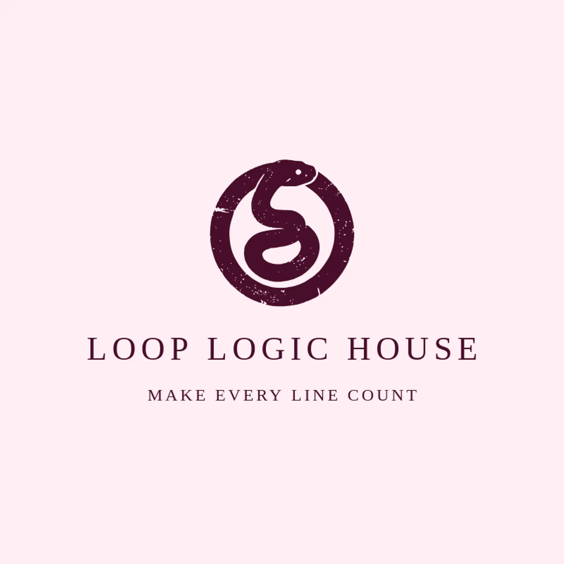 Loop Logic House logo for python