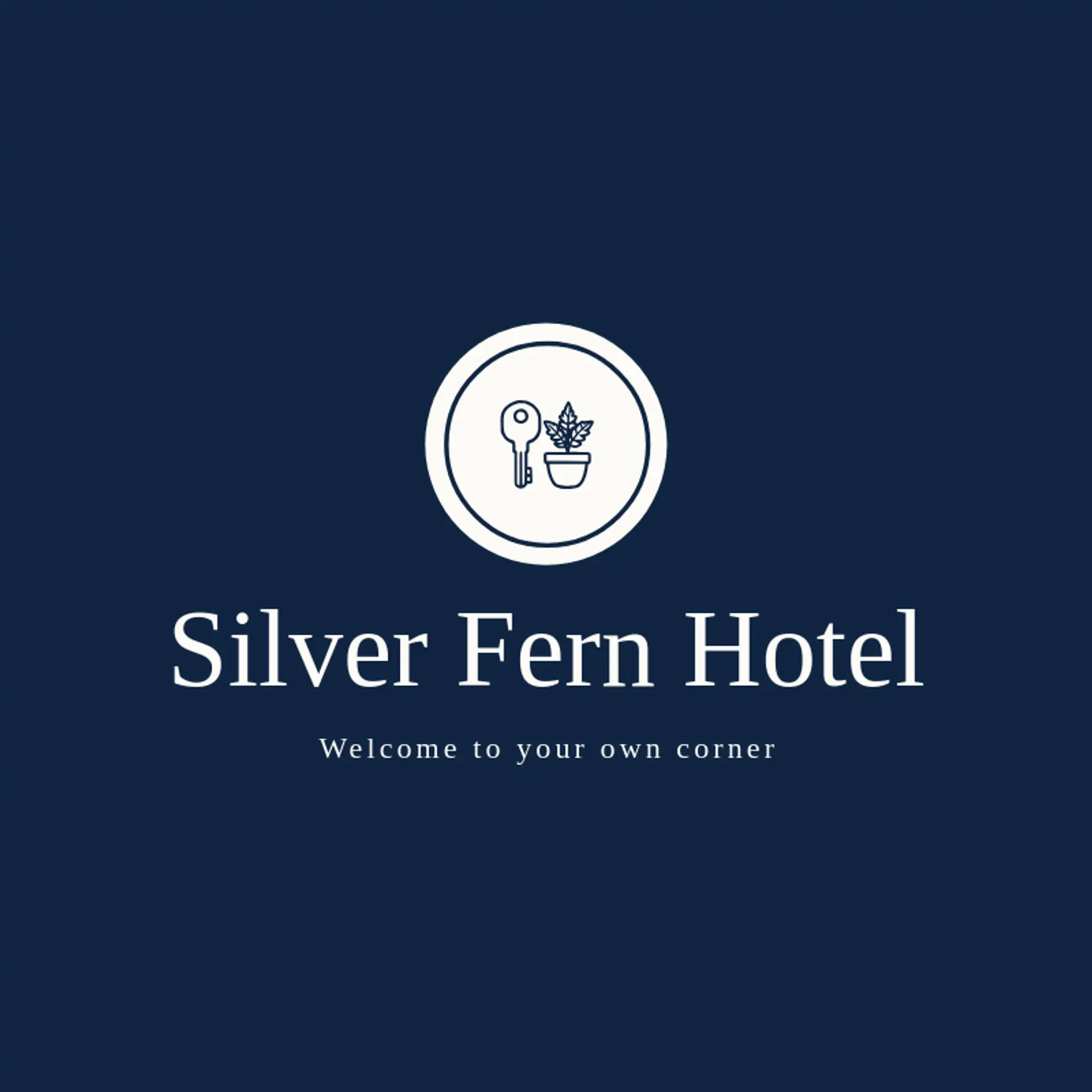 Silver Fern Hotel logo for hospitality