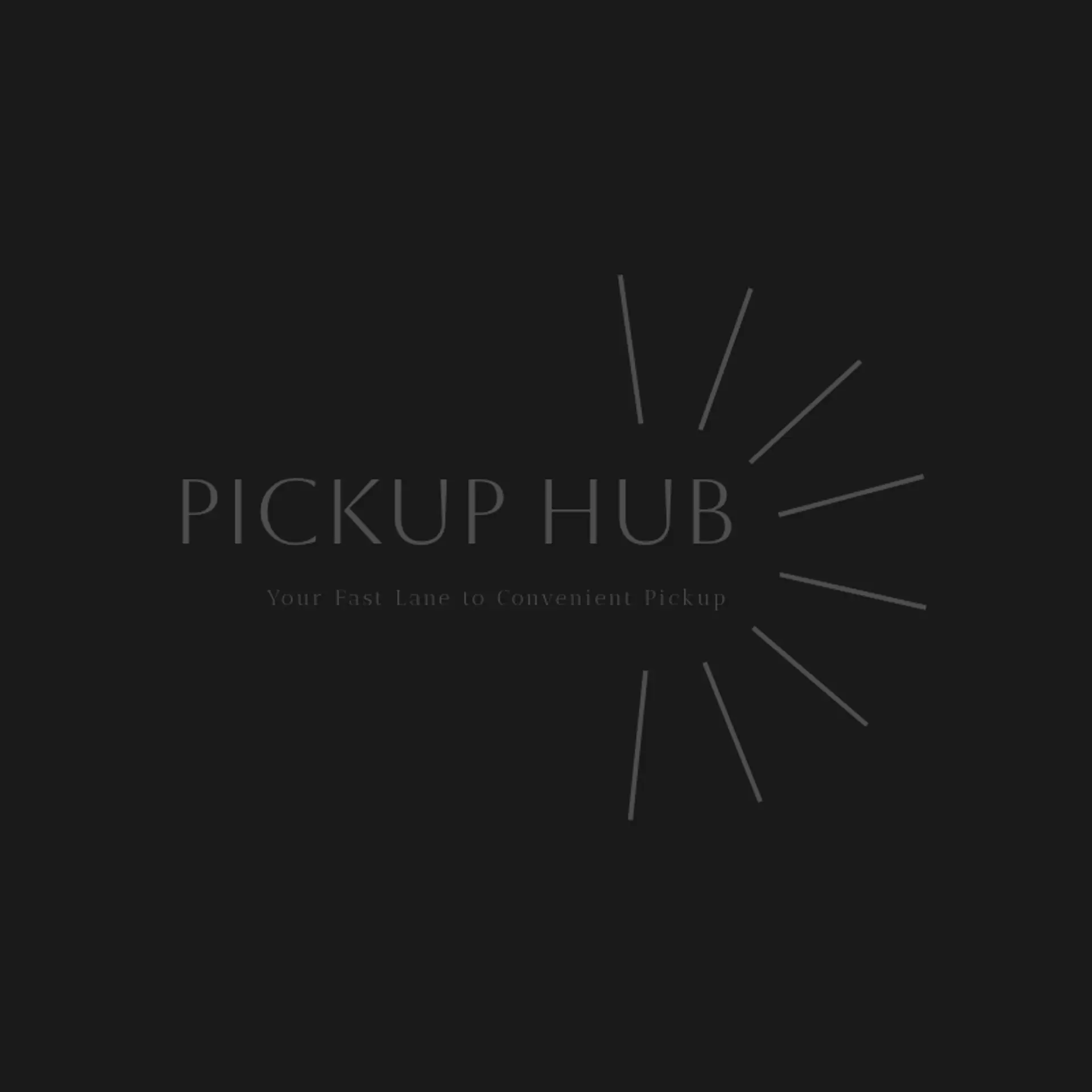Pickup Hub logo for automotive pick up