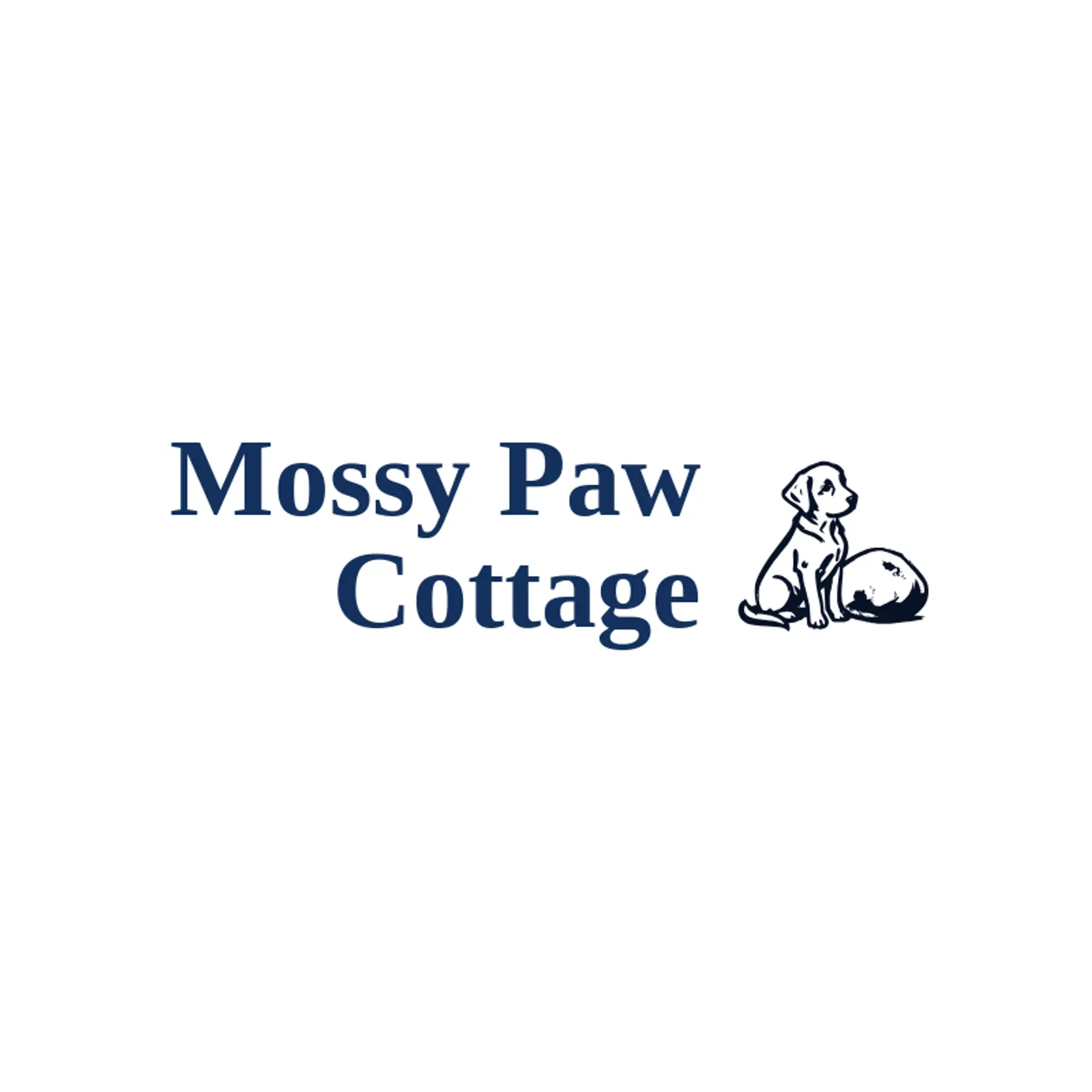 Mossy Paw Cottage logo for puppy