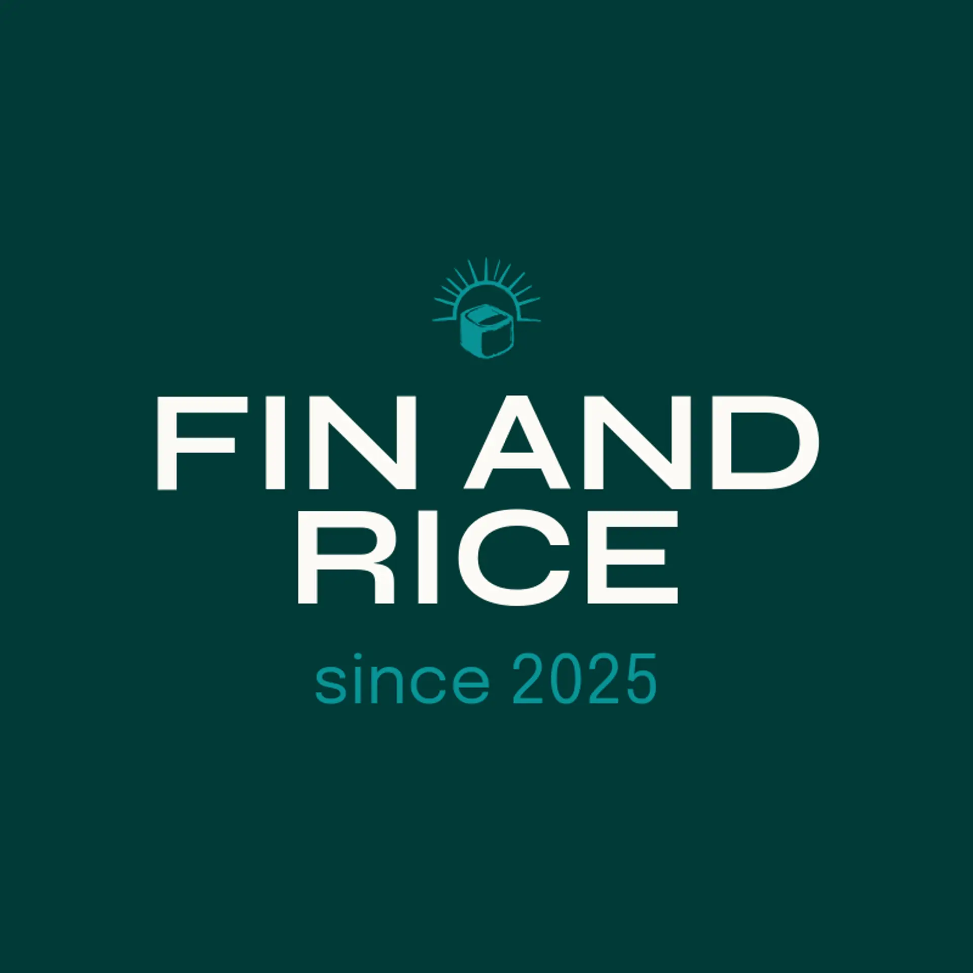 Fin And Rice logo for sushi