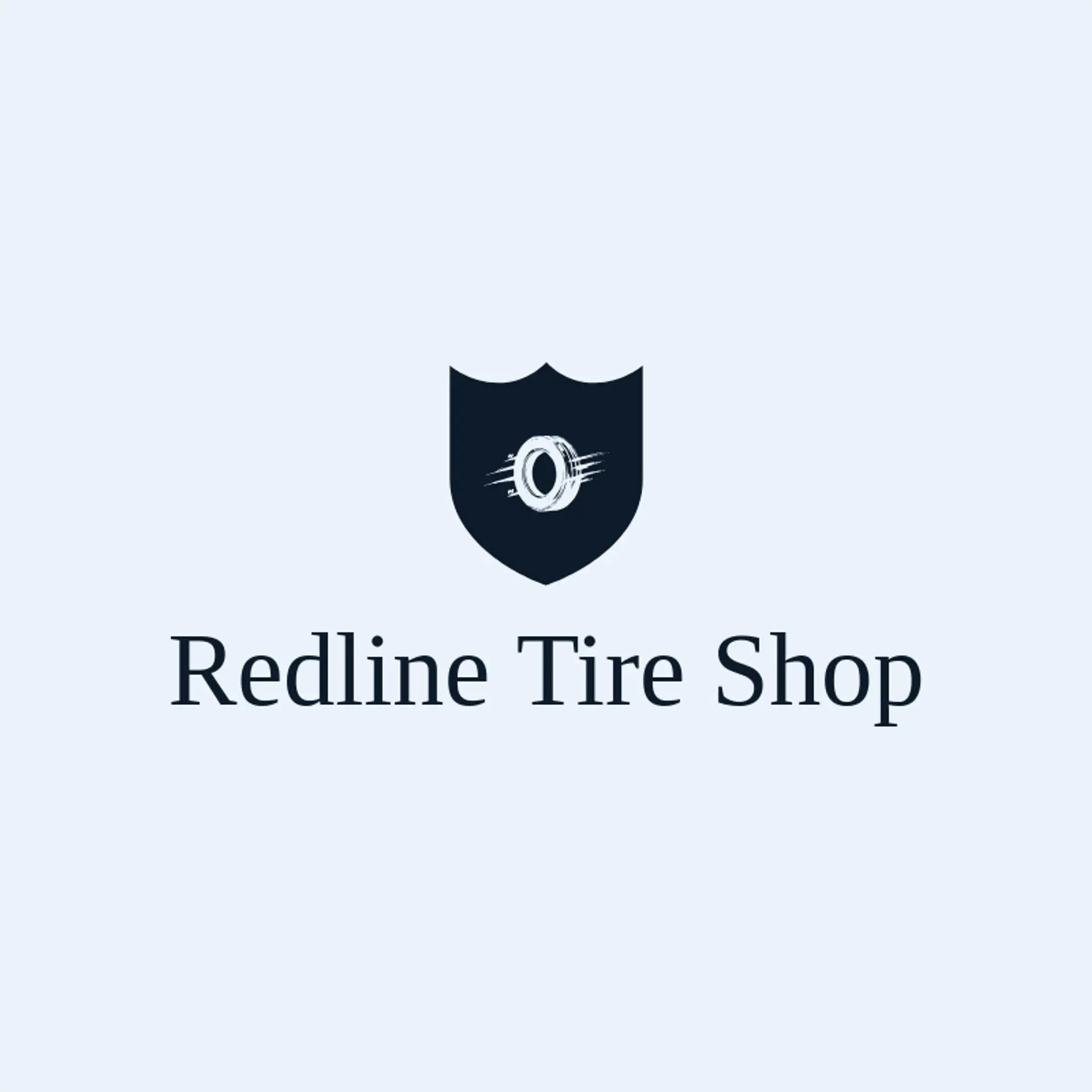 Redline Tire Shop logo for tire shop