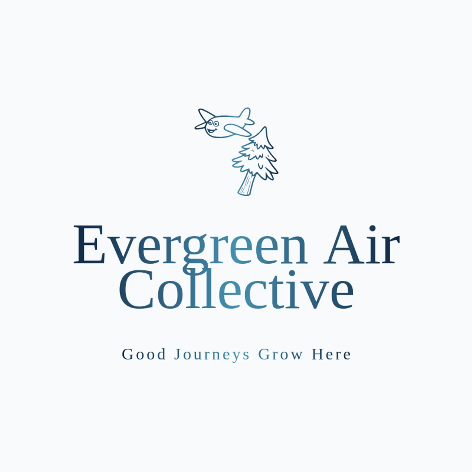 Evergreen Air Collective logo for flight