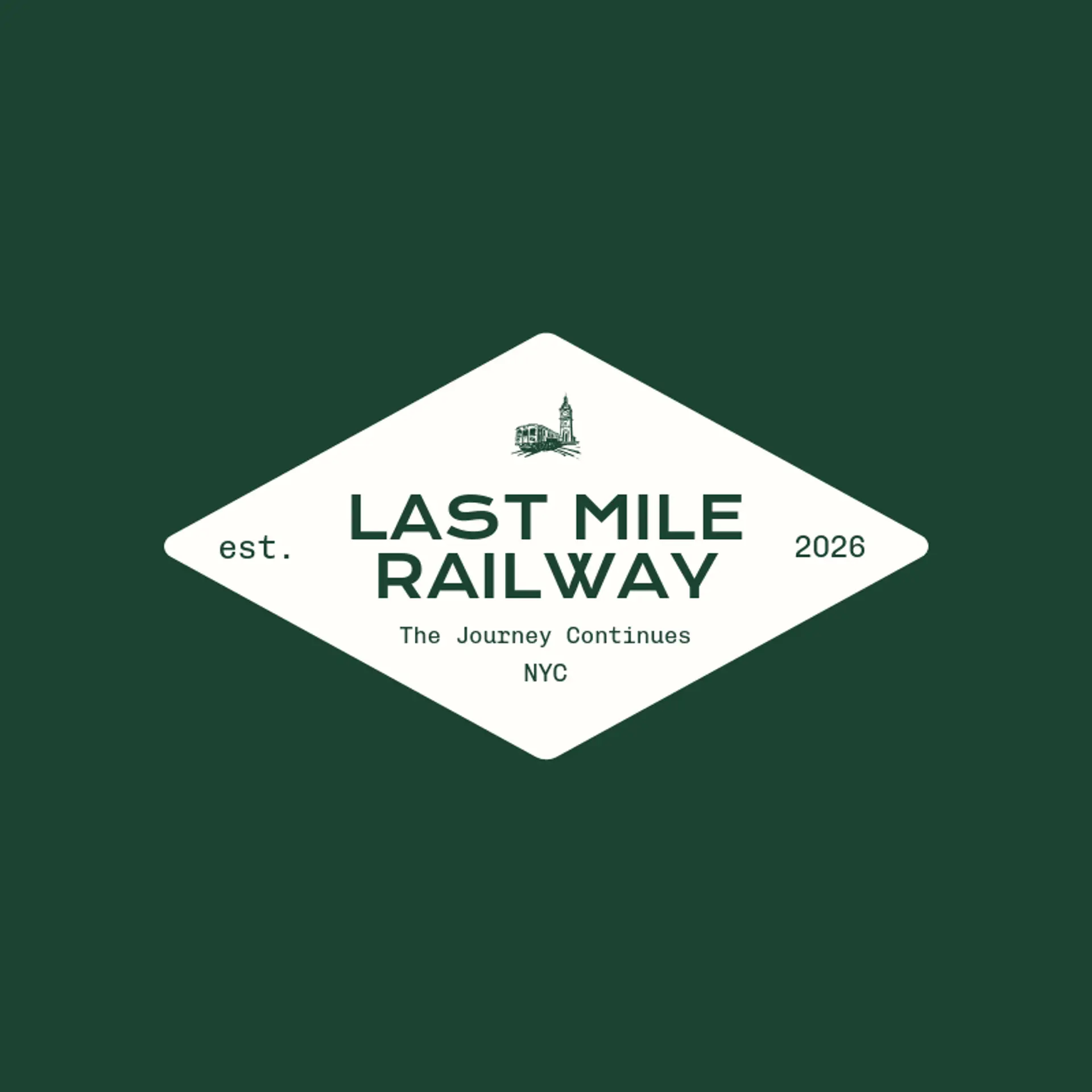 Last Mile Railway logo for train