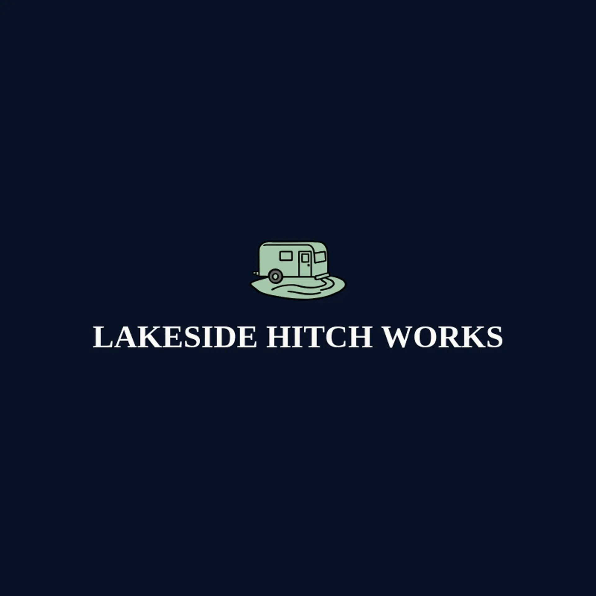 Lakeside Hitch Works logo for trailer