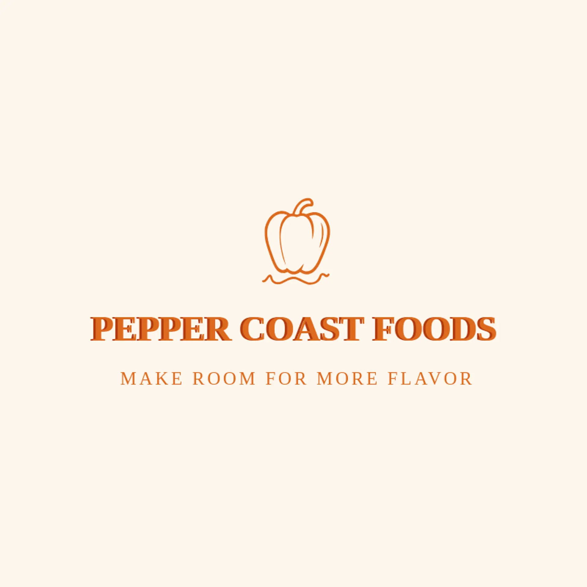 Pepper Coast Foods logo for pepper