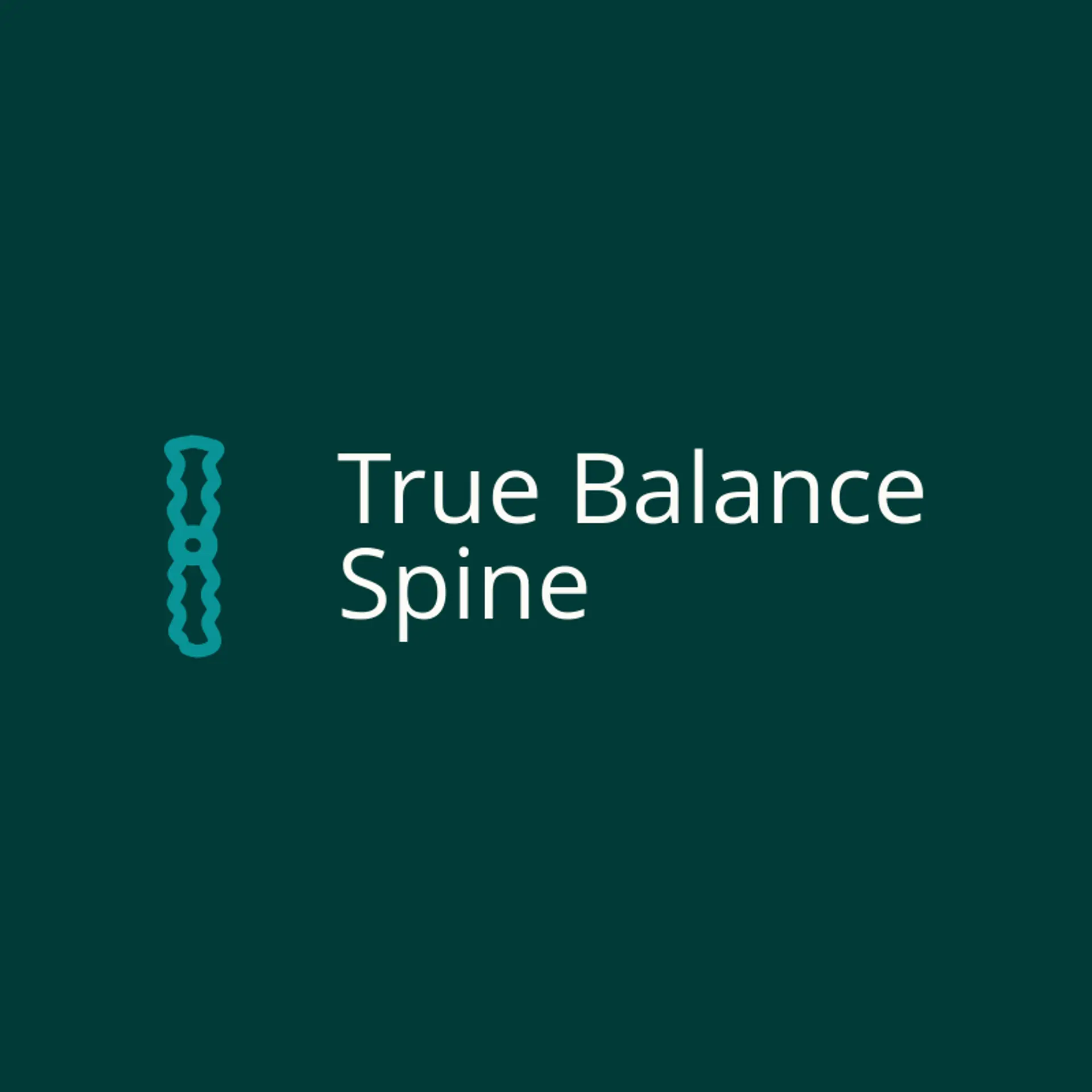 True Balance Spine logo for spine