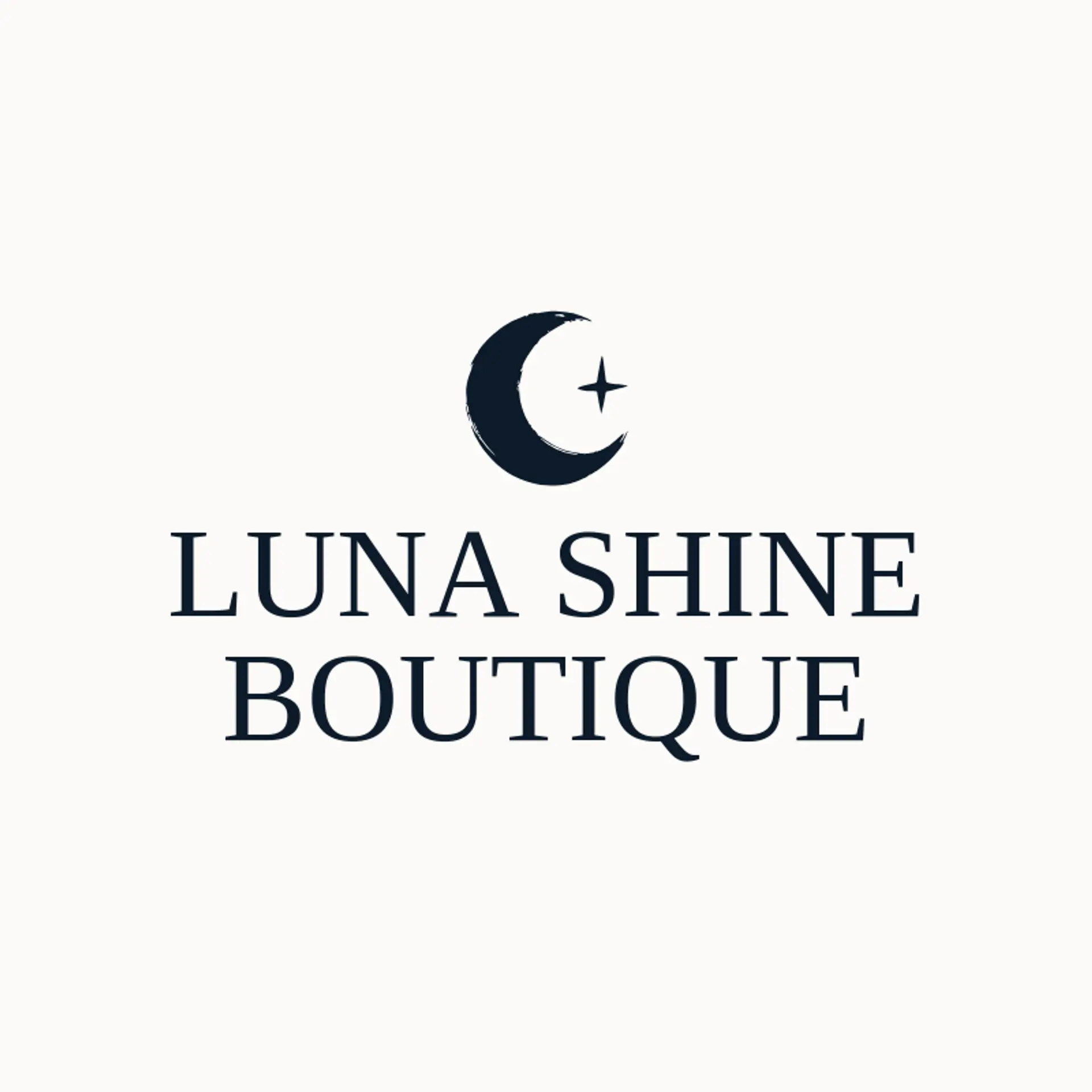 Luna Shine Boutique logo for sparkle