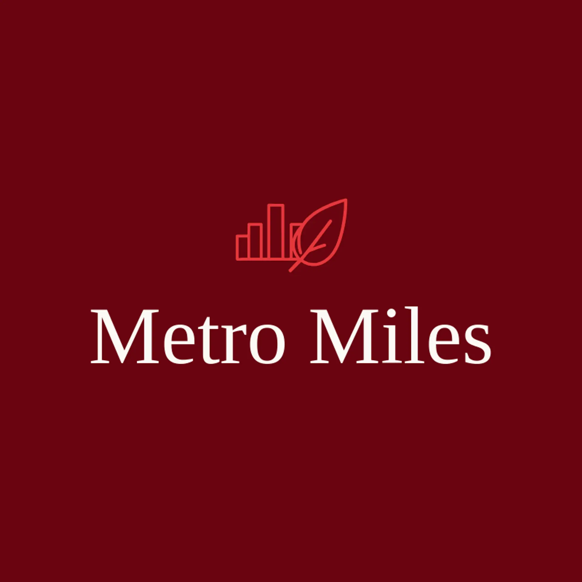 Metro Miles logo for running