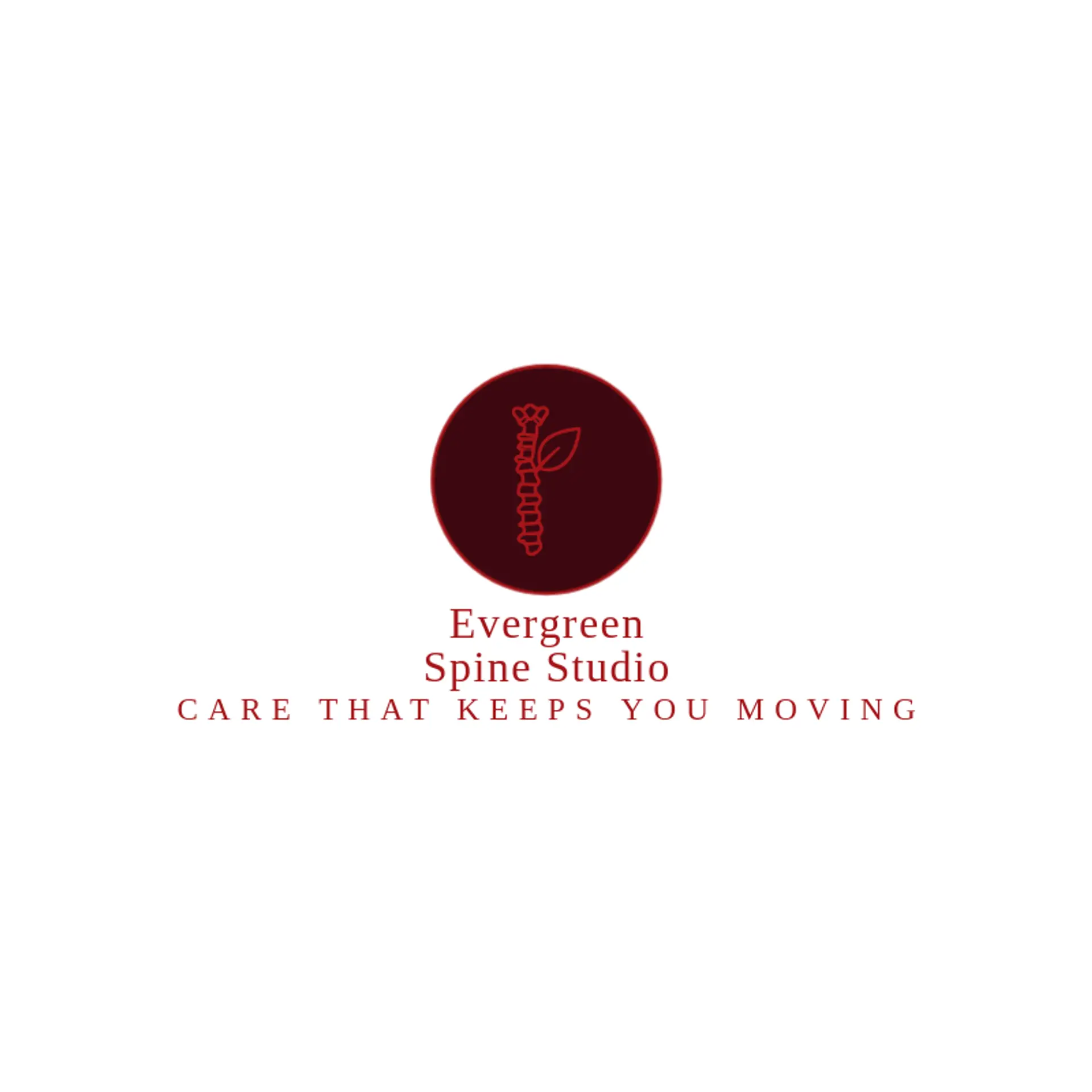 Evergreen Spine Studio logo for chiropractic