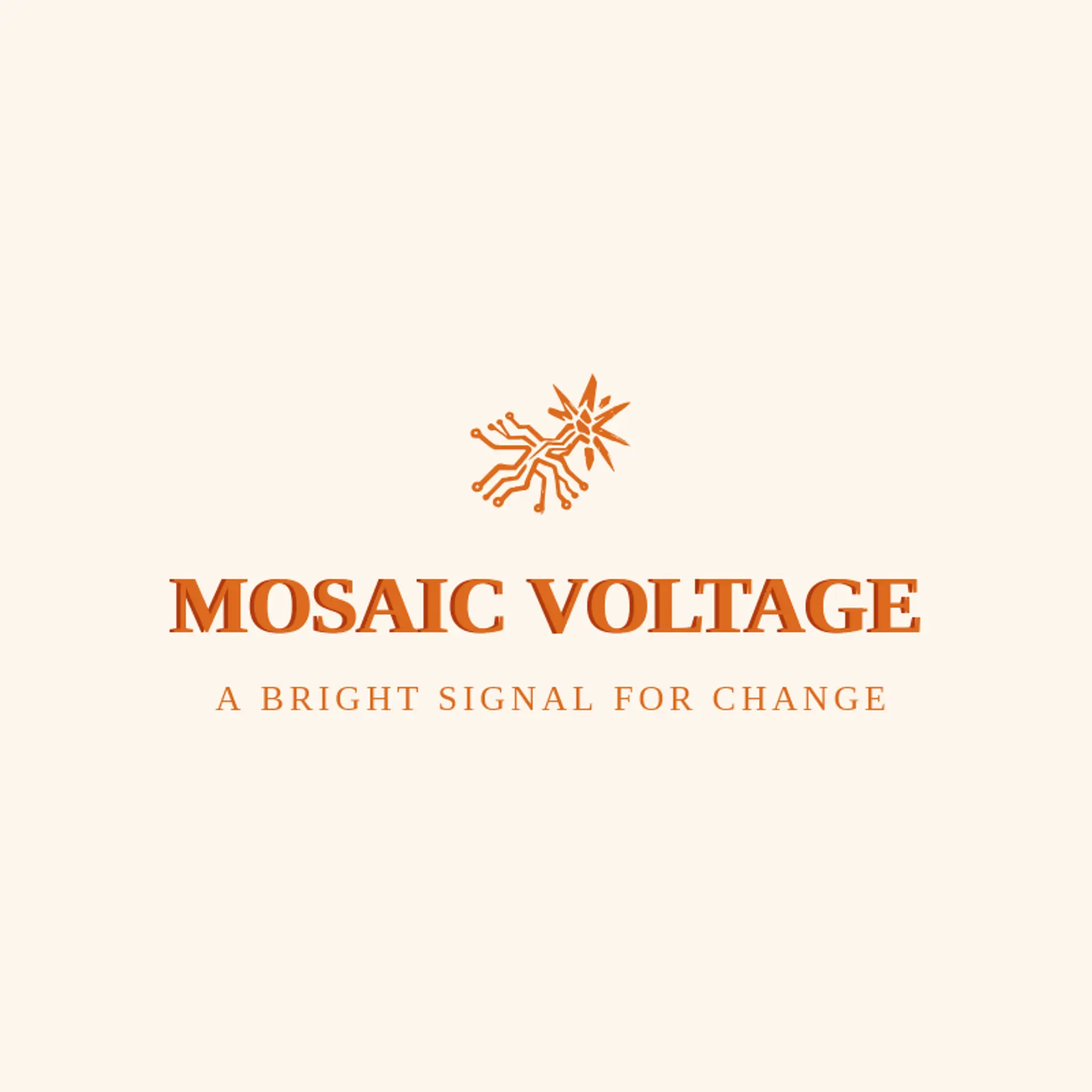 Mosaic Voltage logo for circuit