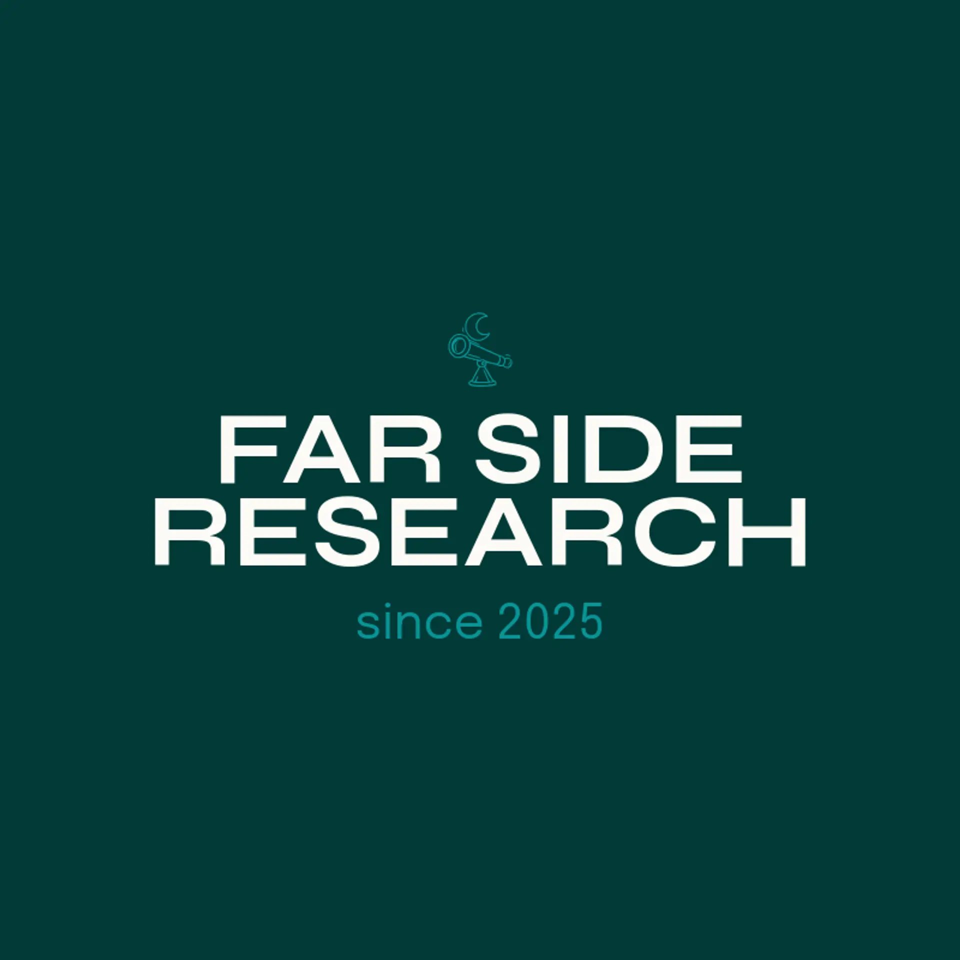 Far Side Research logo for alien