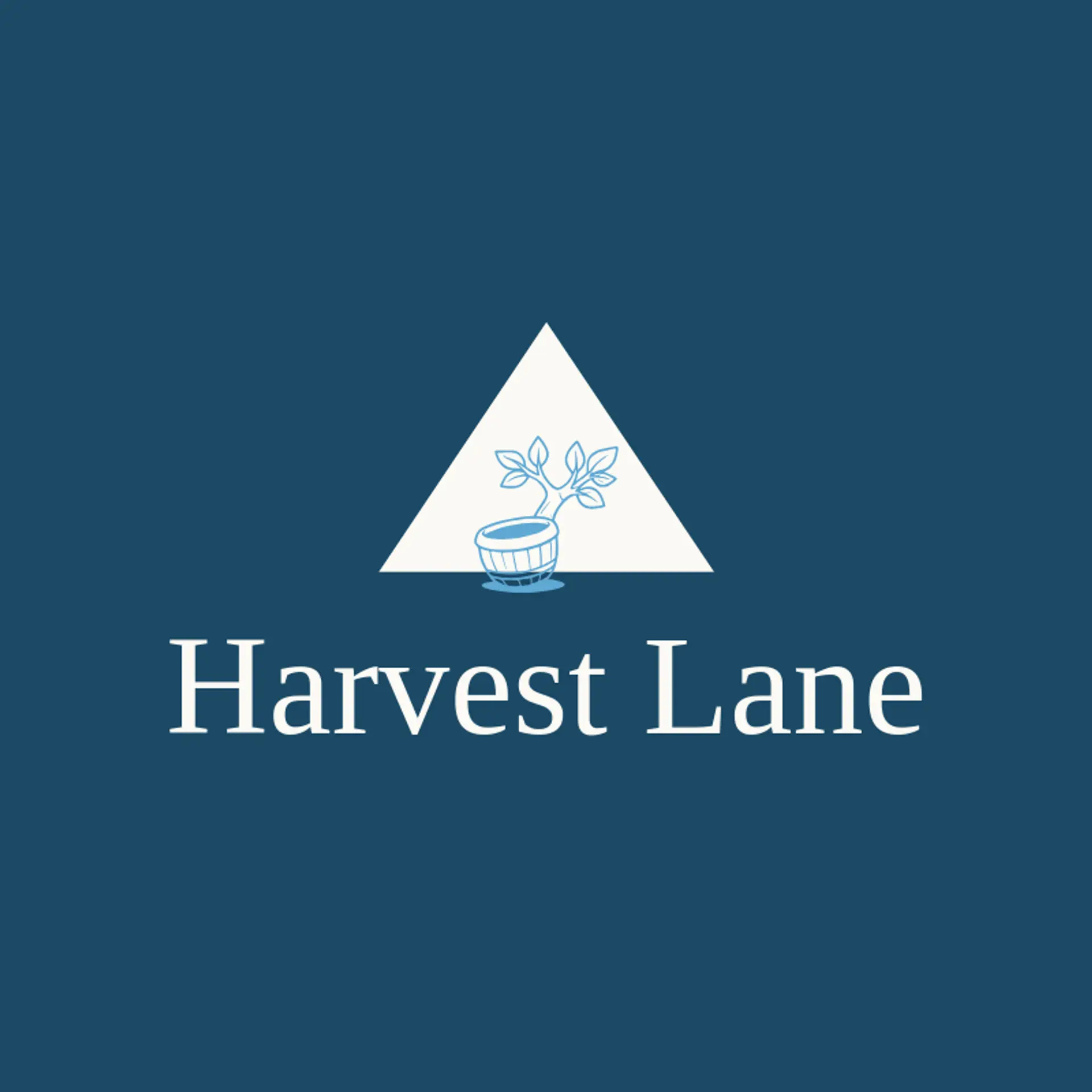 Harvest Lane logo for gardening