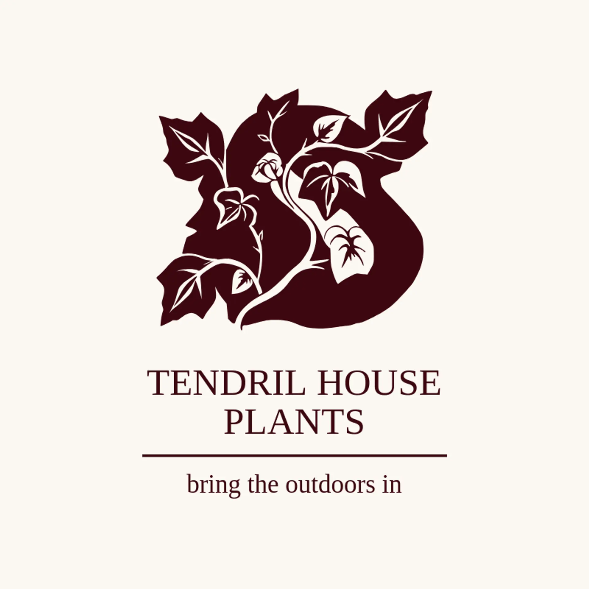 Tendril House Plants logo for vine