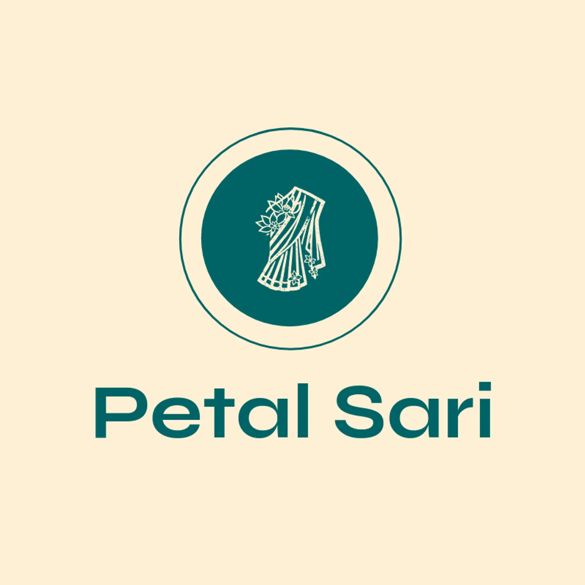 Petal Sari logo for saree