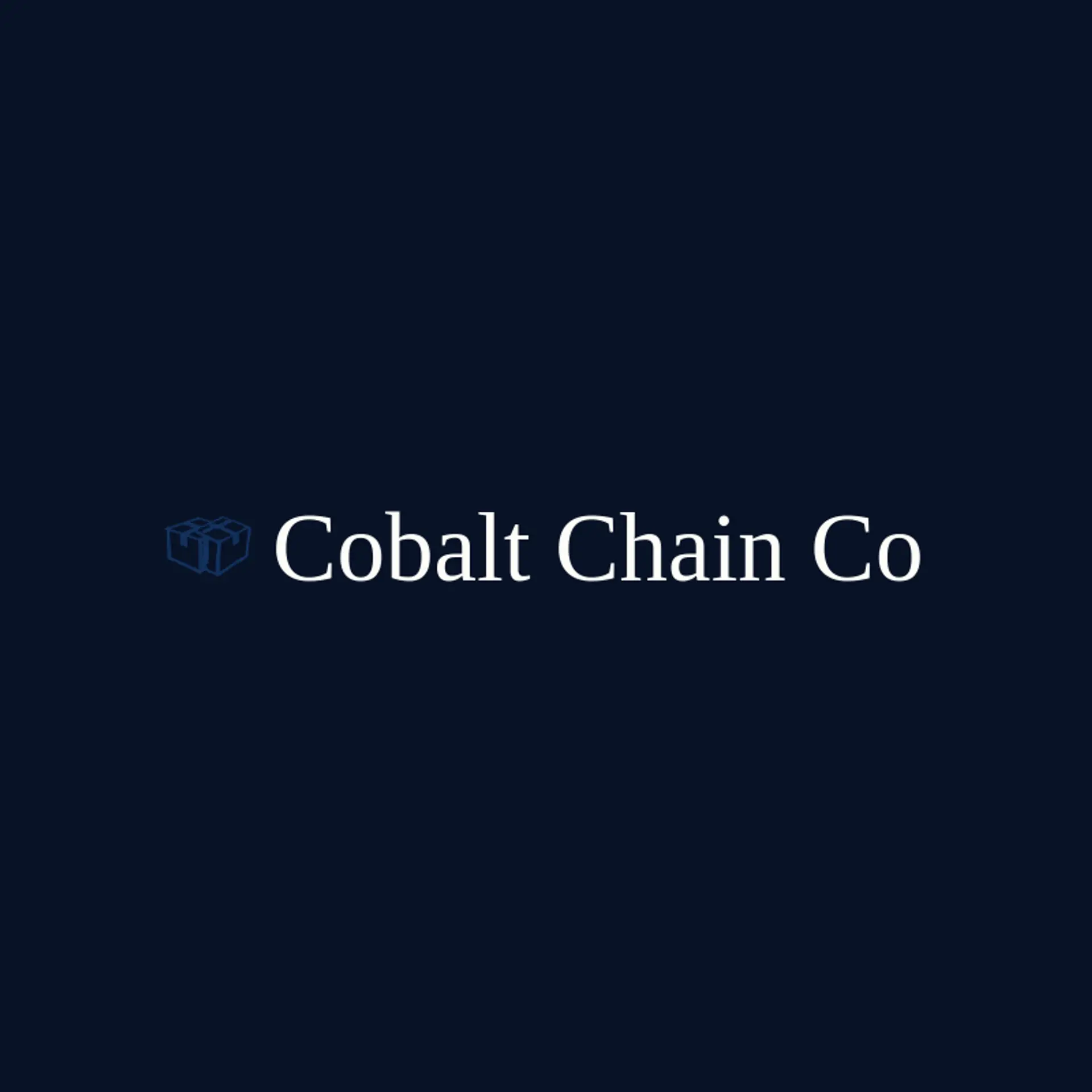Cobalt Chain Co logo for supply chain