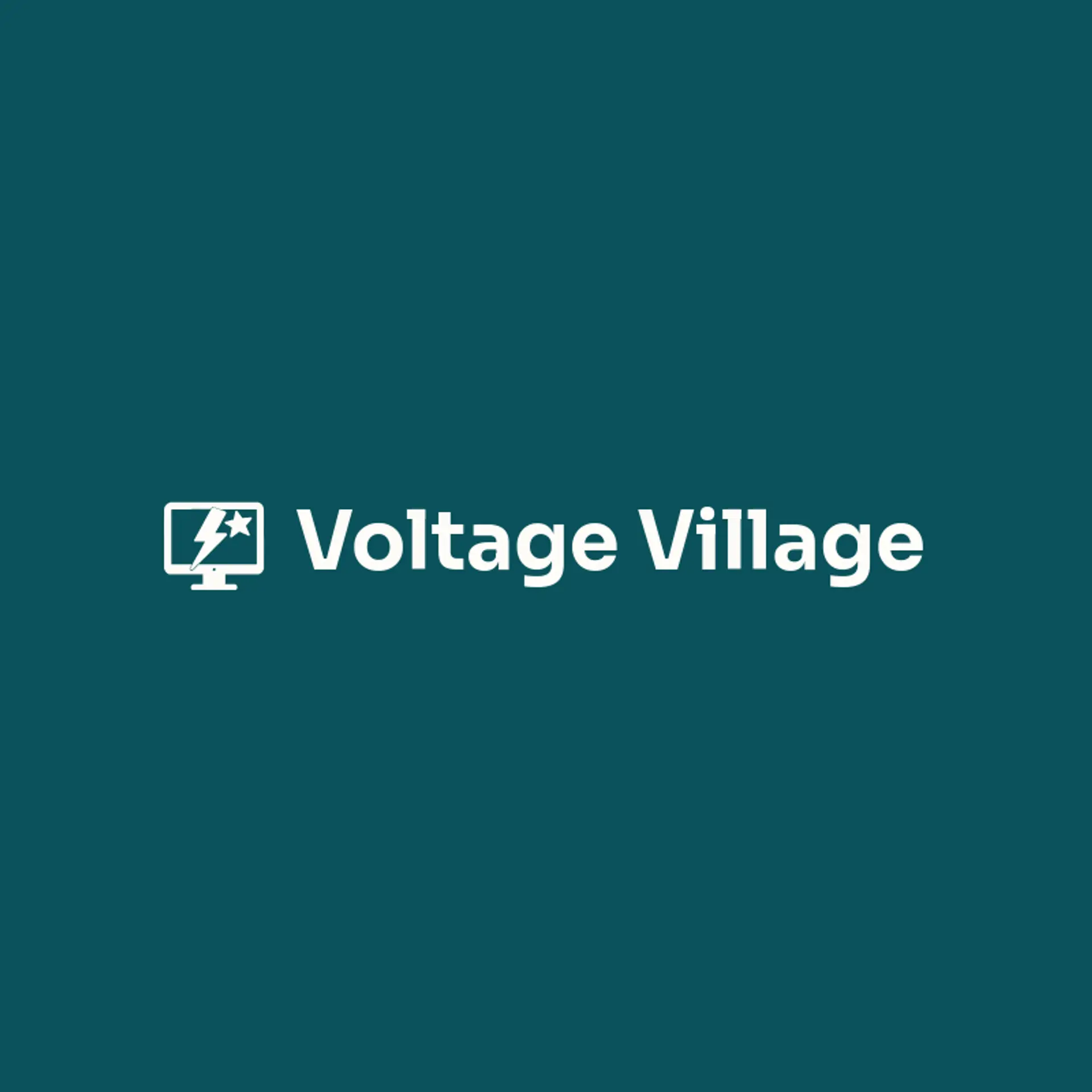 Voltage Village logo for computer