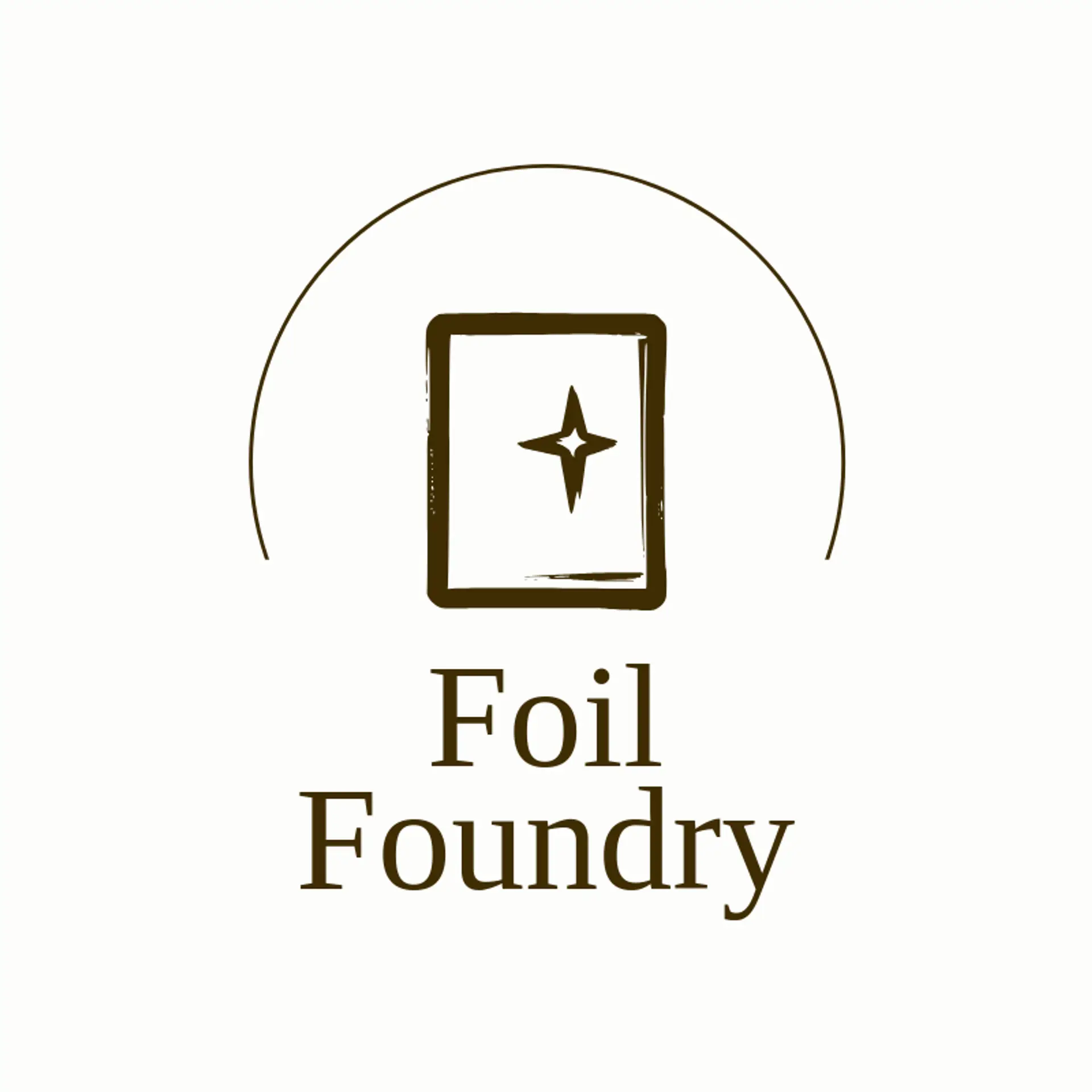 Foil Foundry logo for trading card