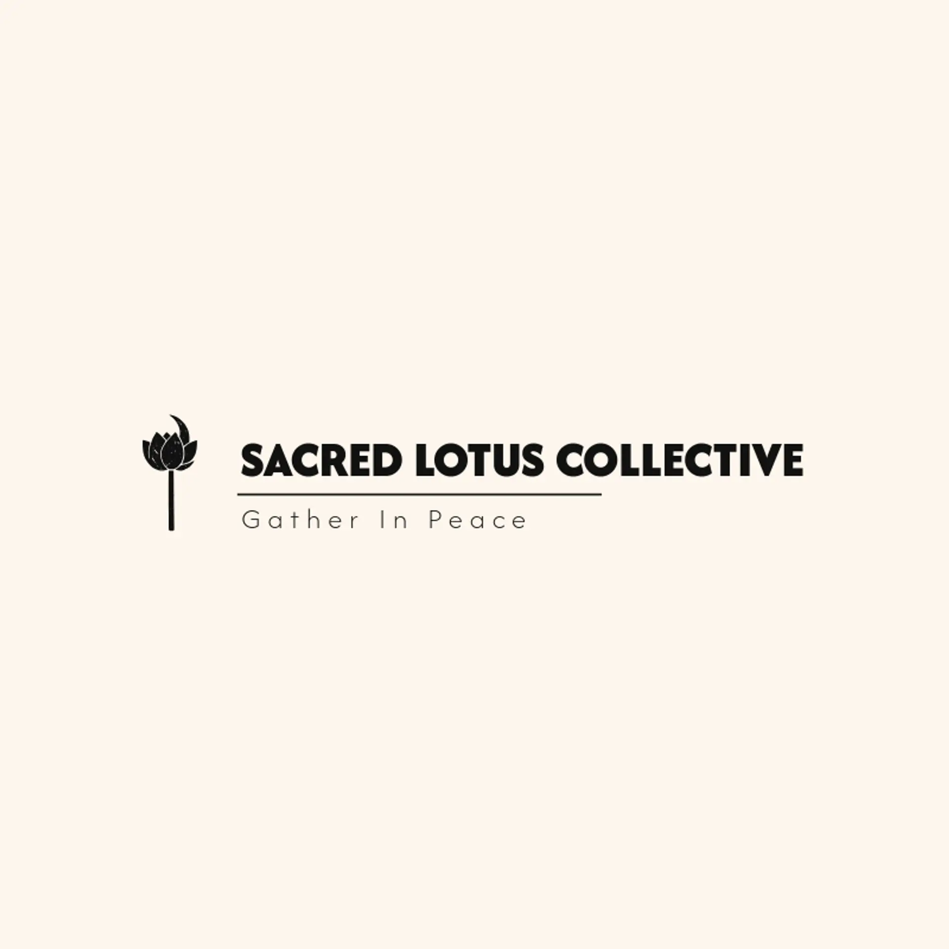Sacred Lotus Collective logo for lotus