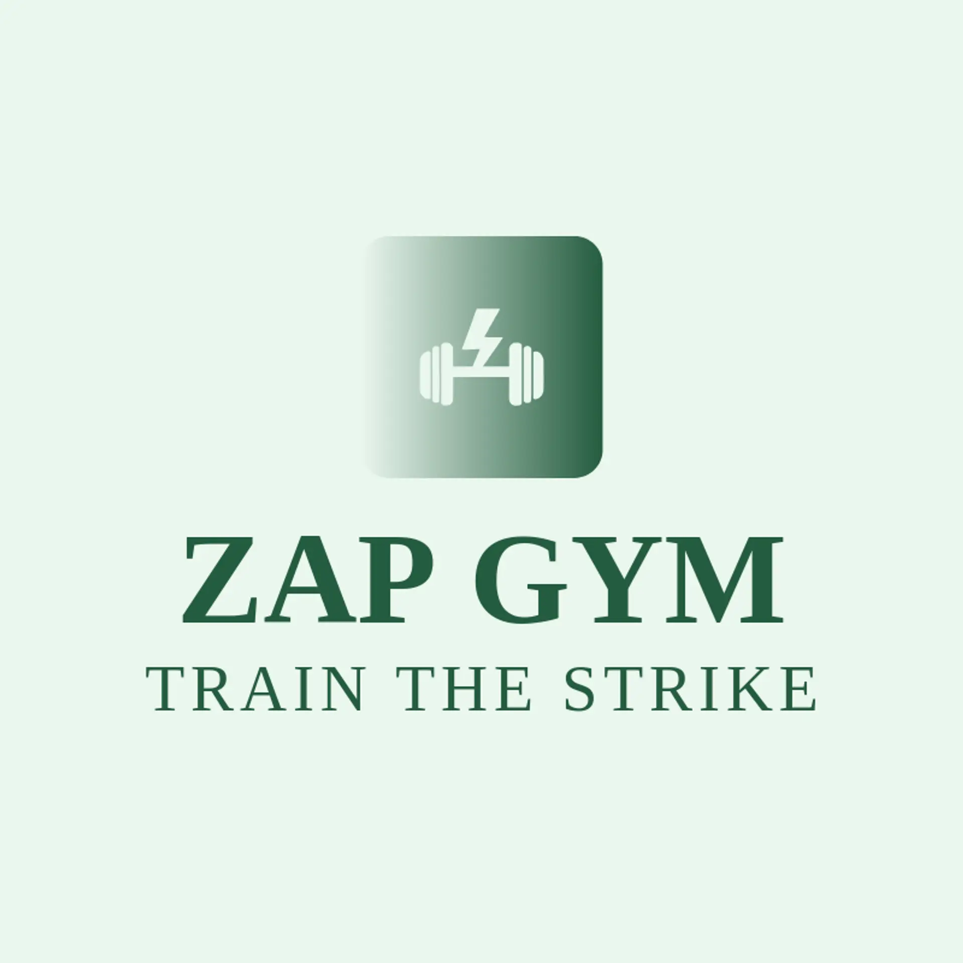 Zap Gym logo for lightning bolt