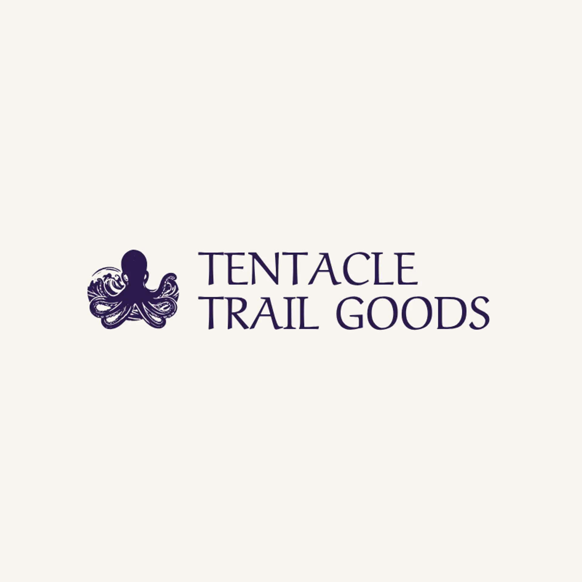 Tentacle Trail Goods logo for octopus