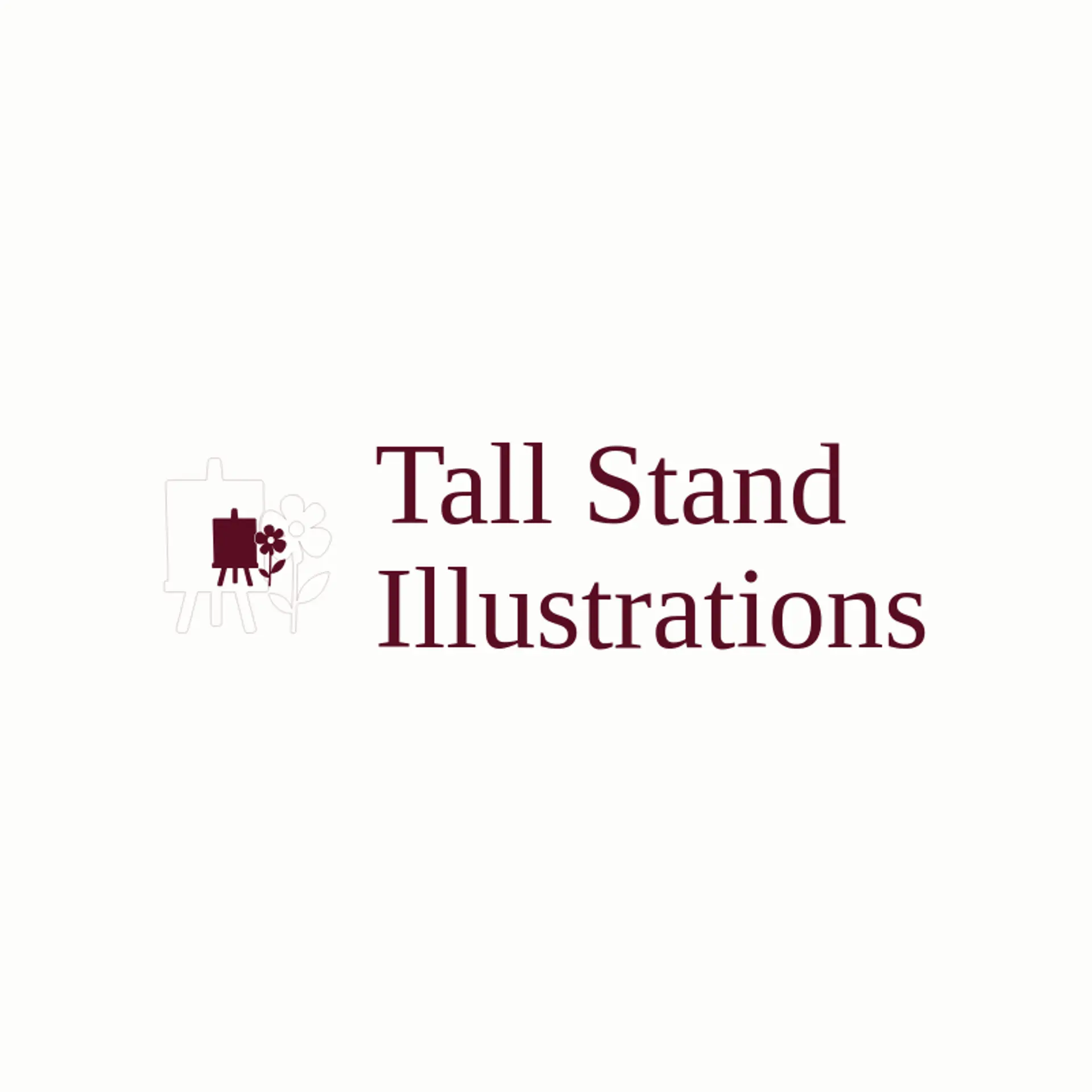 Tall Stand Illustrations logo for drawing