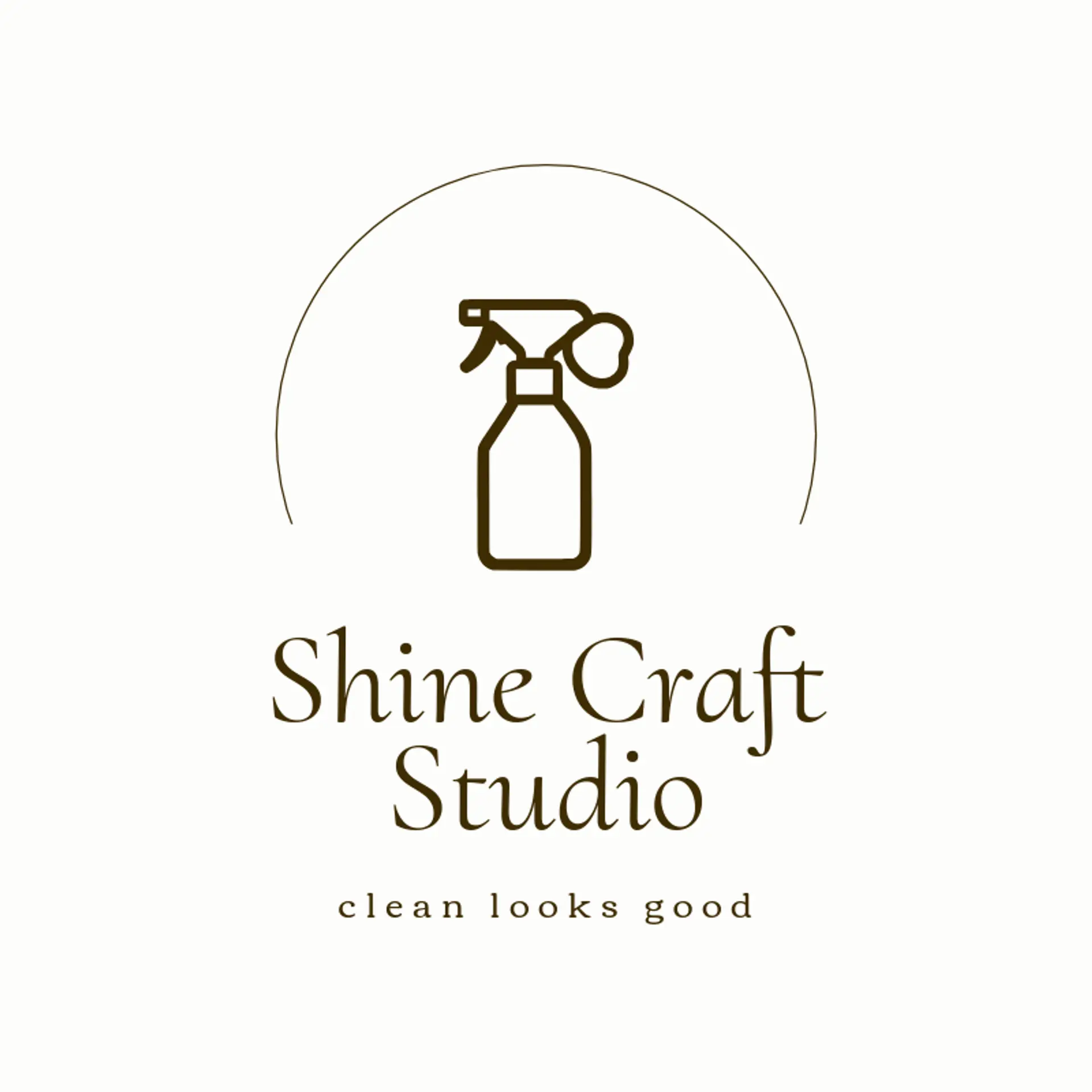 Shine Craft Studio logo for car detailing