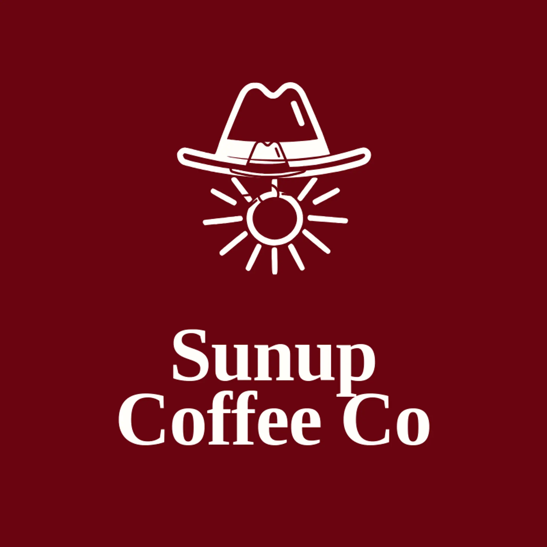 Sunup Coffee Co logo for sheriff