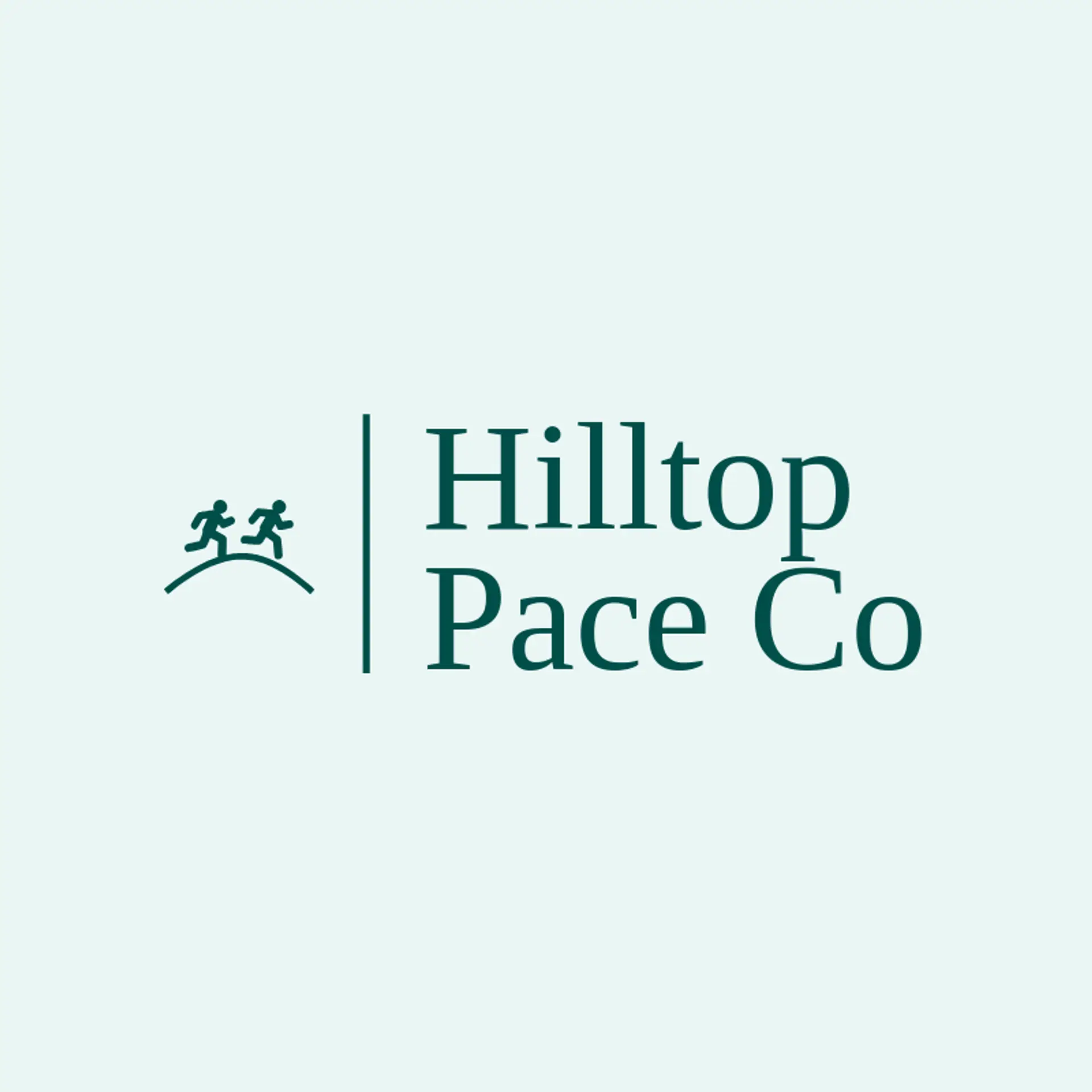 Hilltop Pace Co logo for runner