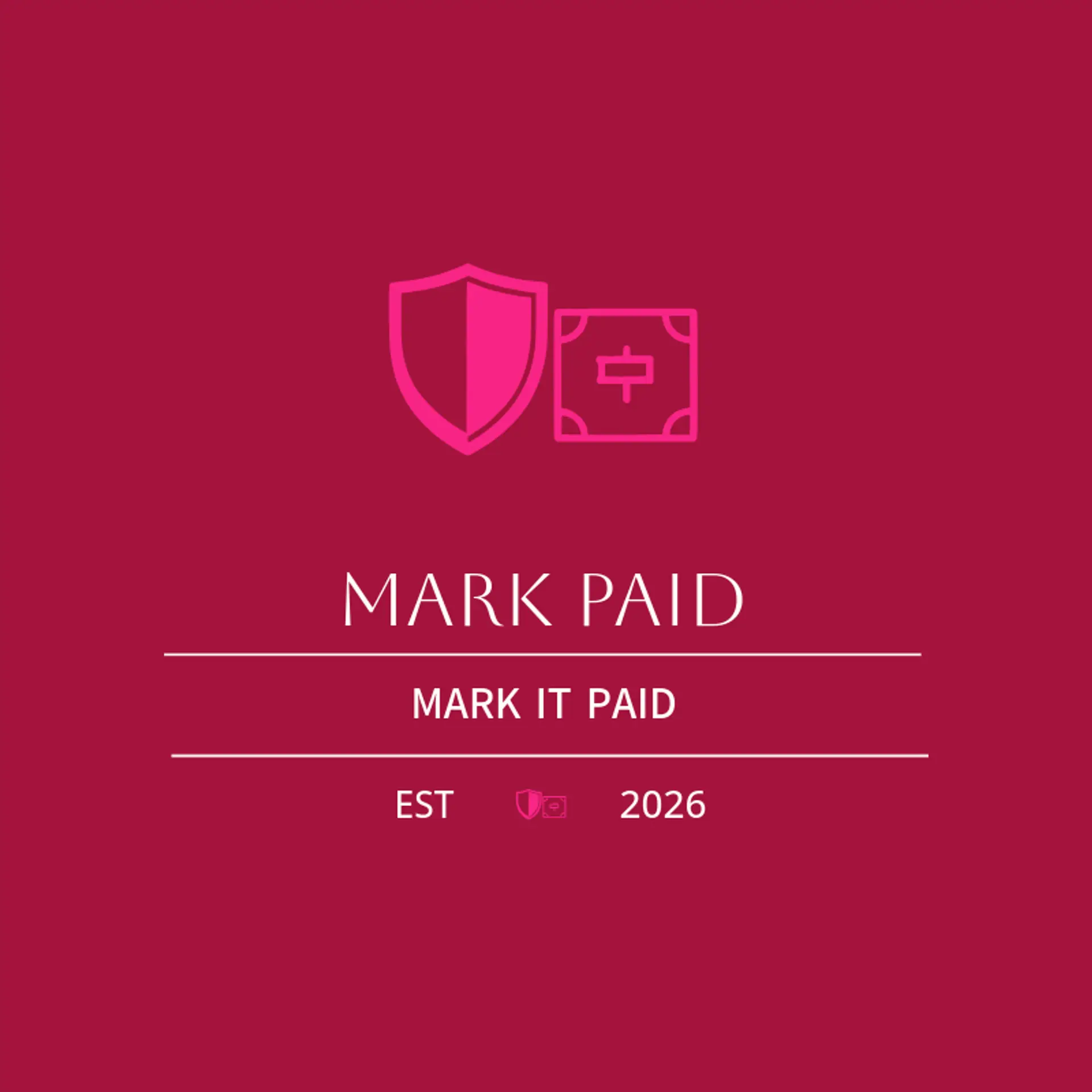 Mark Paid logo for bill
