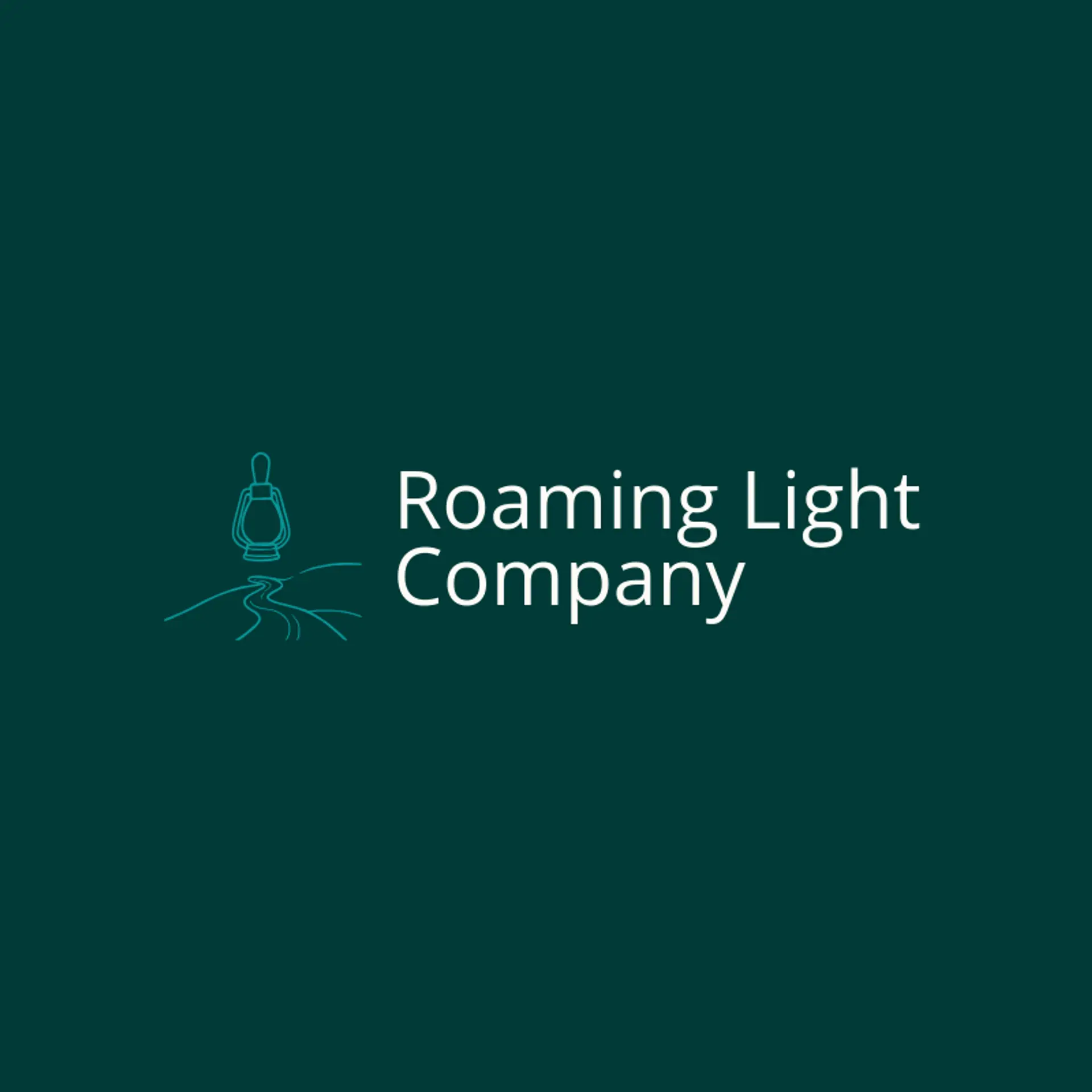 Roaming Light Company logo for lantern