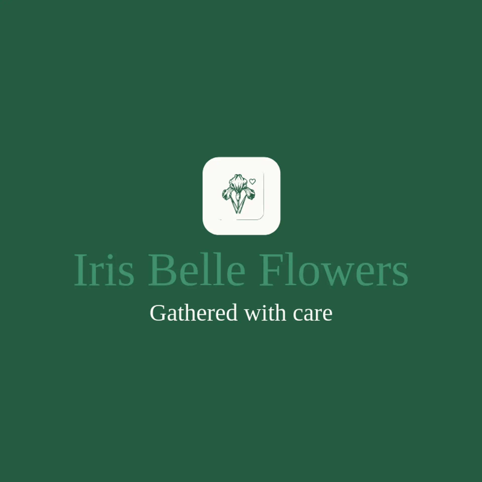 Iris Belle Flowers logo for iris