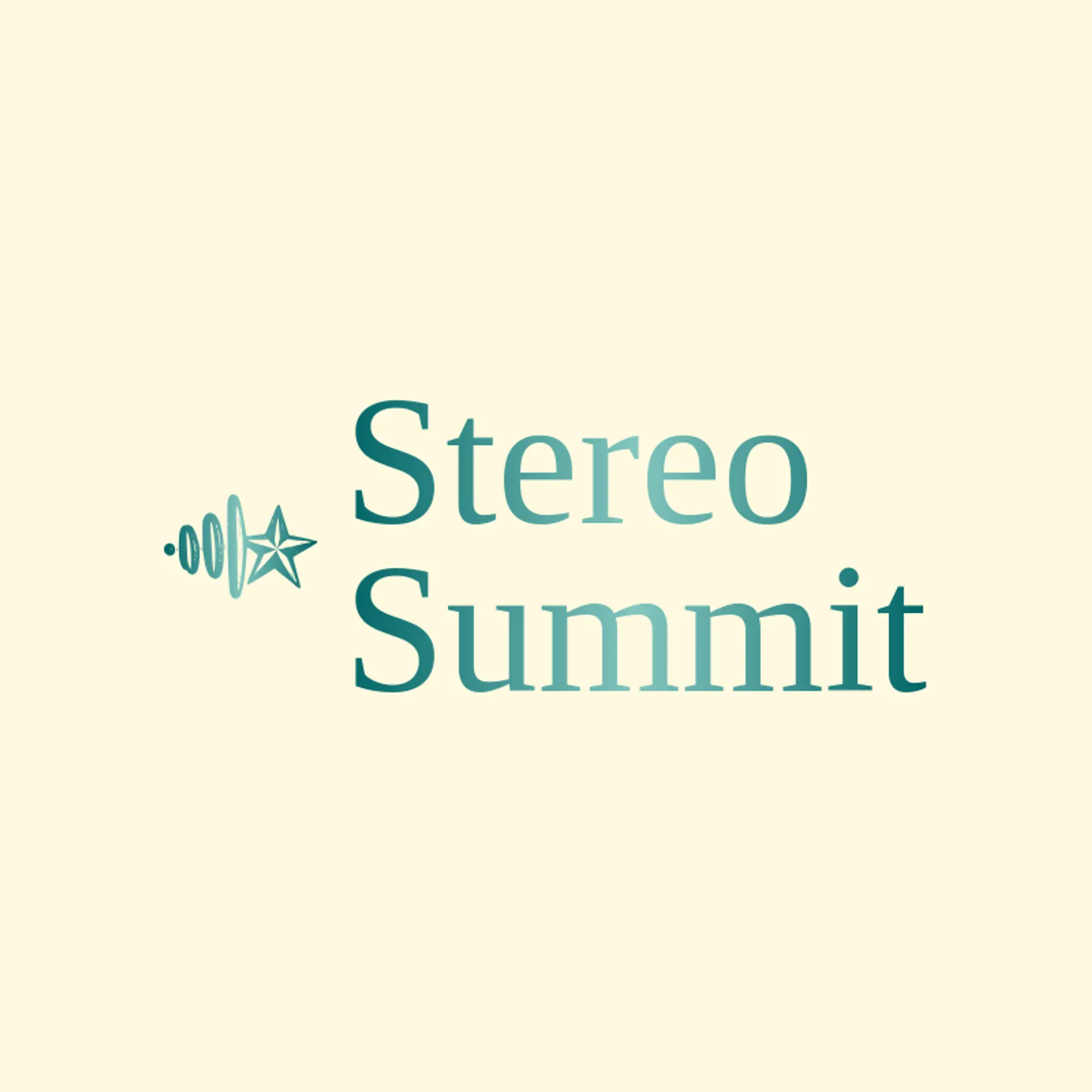 Stereo Summit logo for sound wave