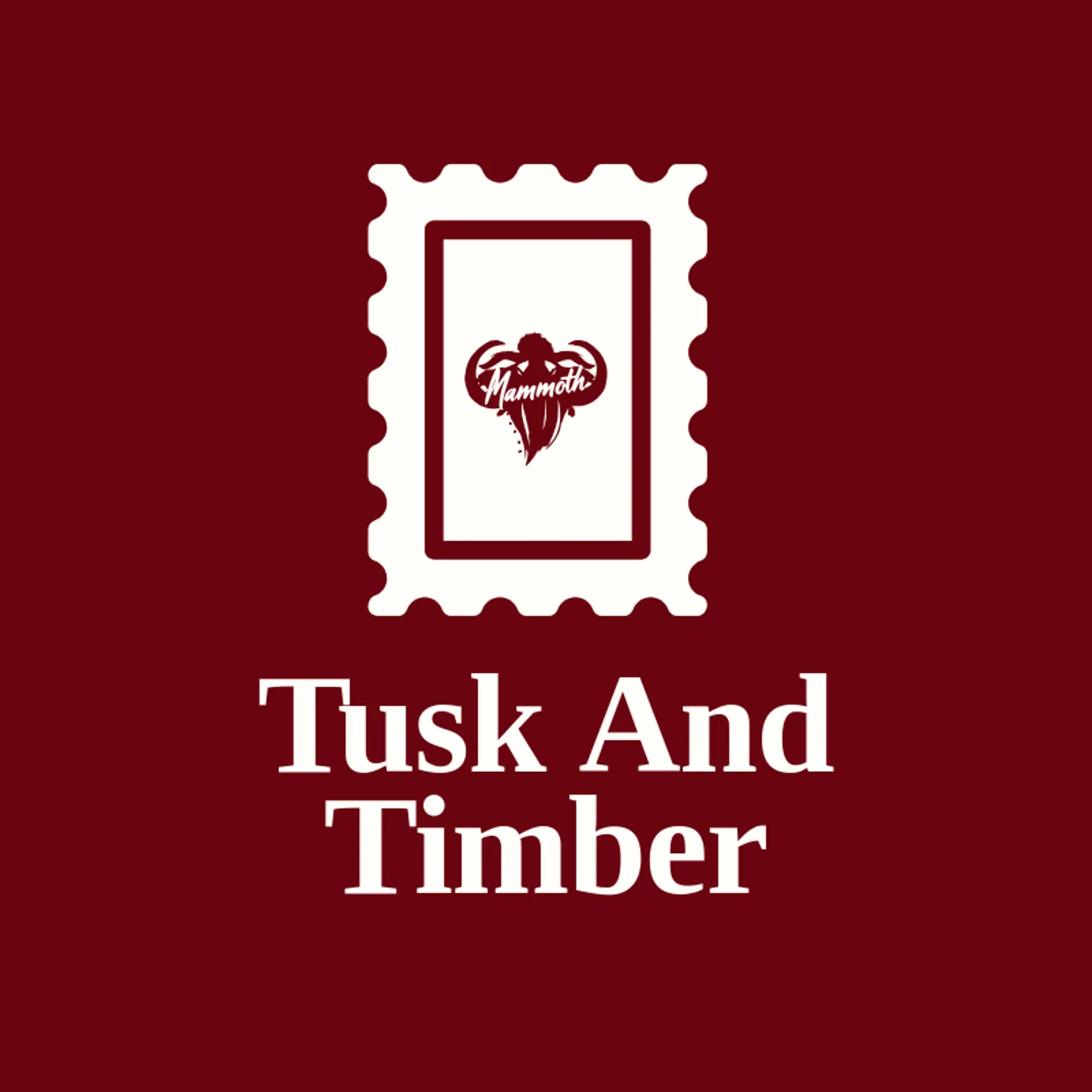 Tusk and Timber logo for mammoth