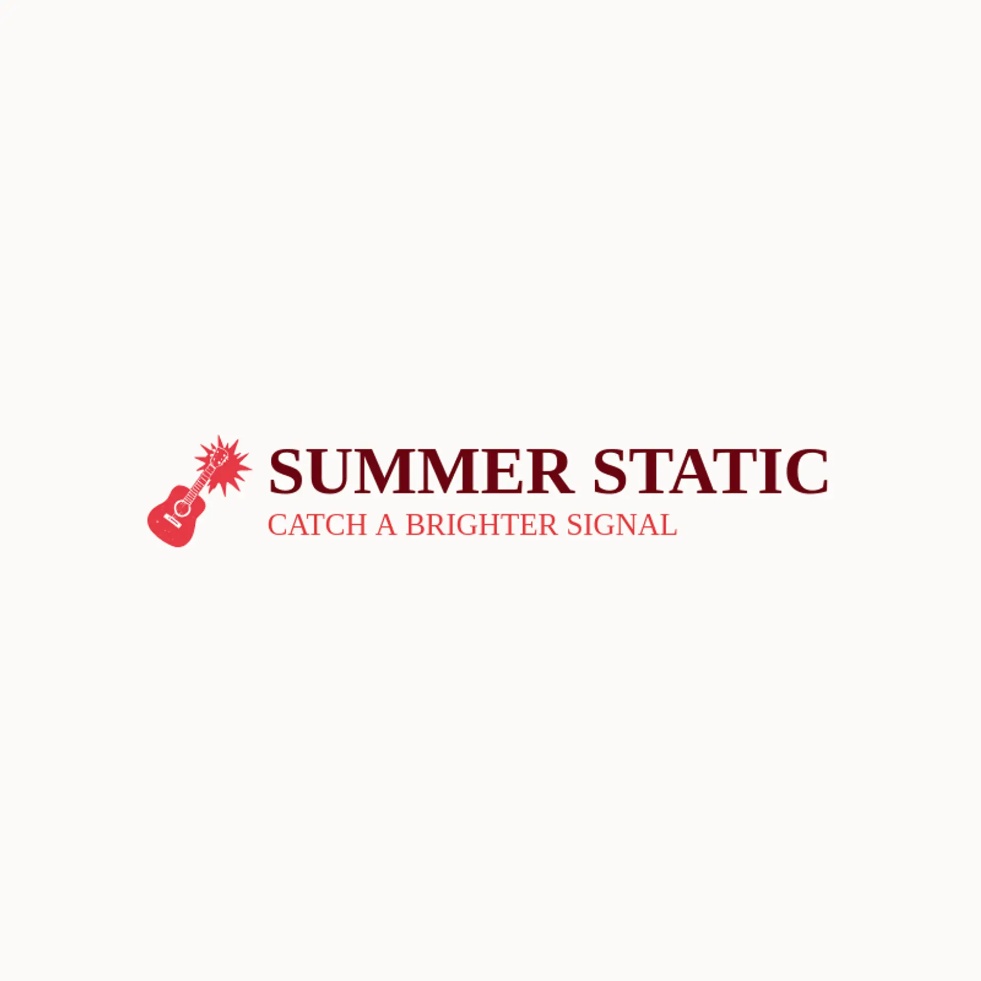 Summer Static logo for concert
