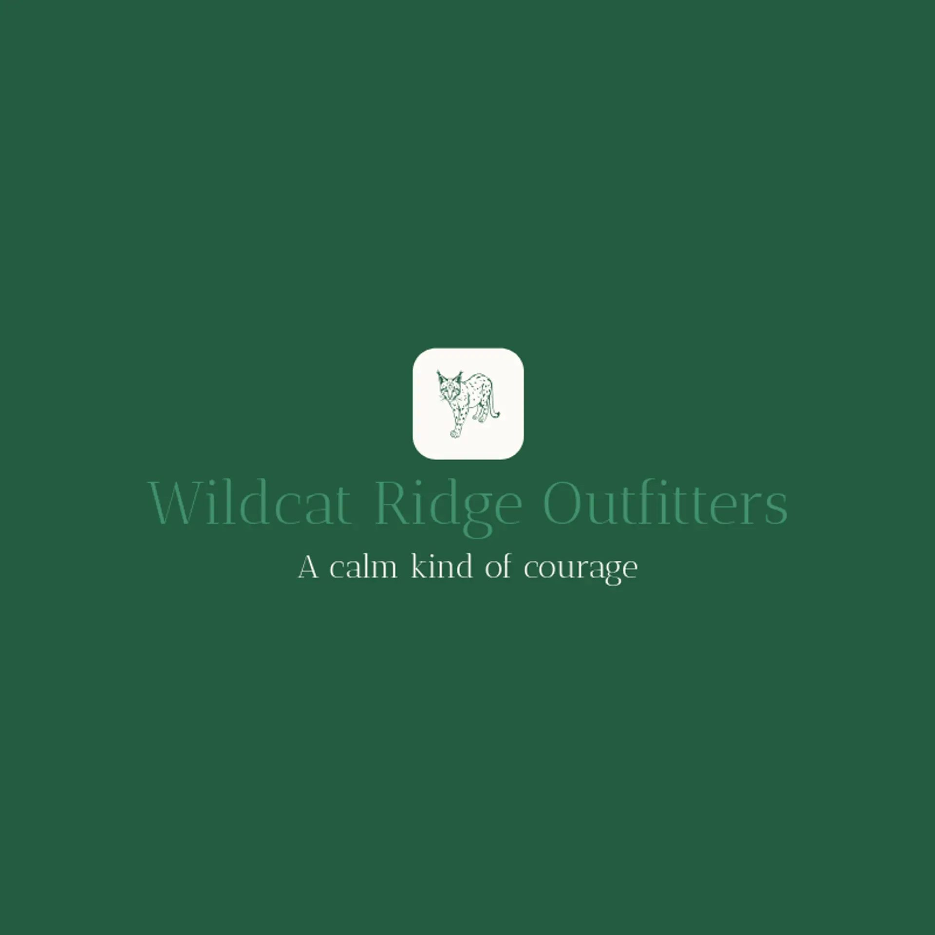 Wildcat Ridge Outfitters logo for lynx