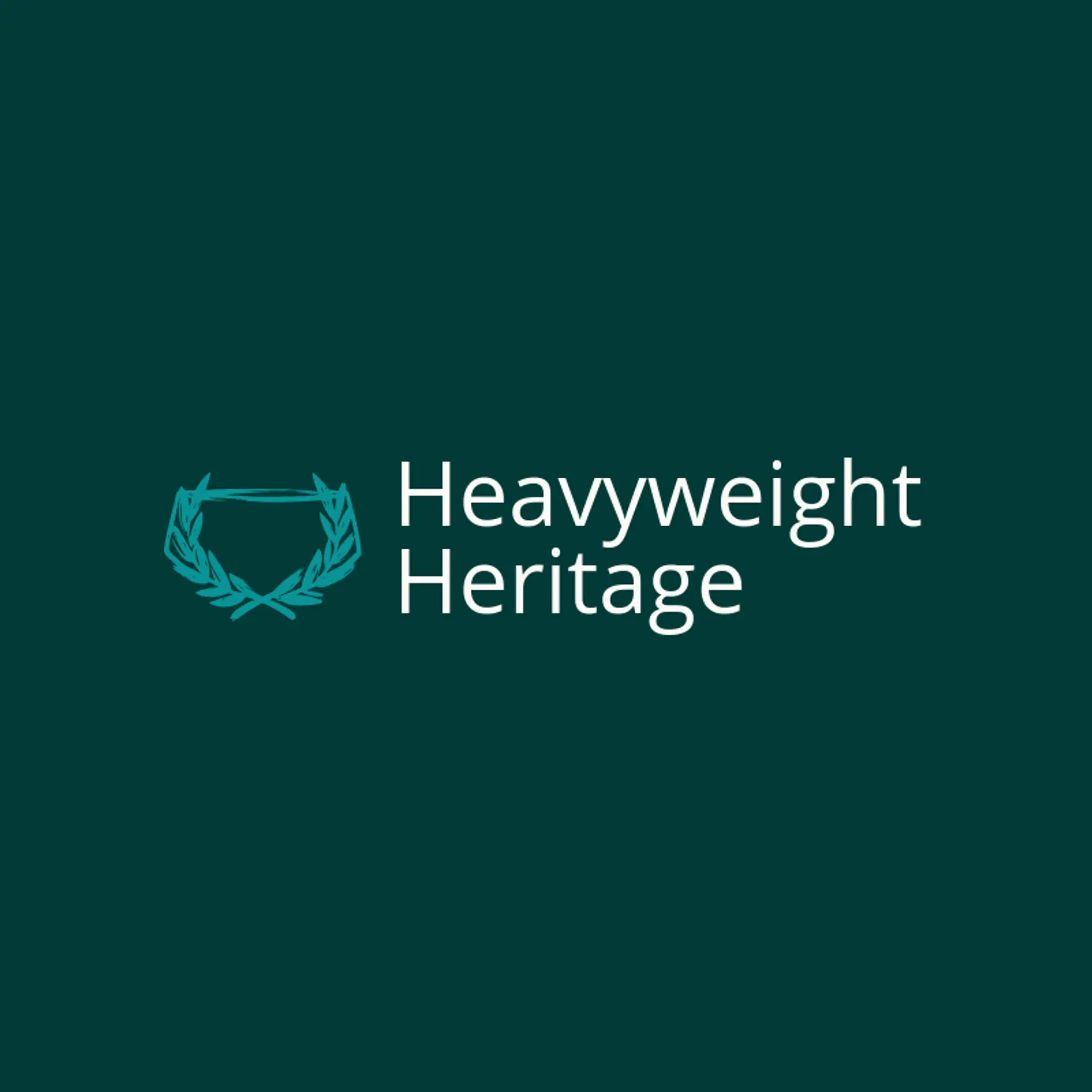 Heavyweight Heritage logo for pro wrestling