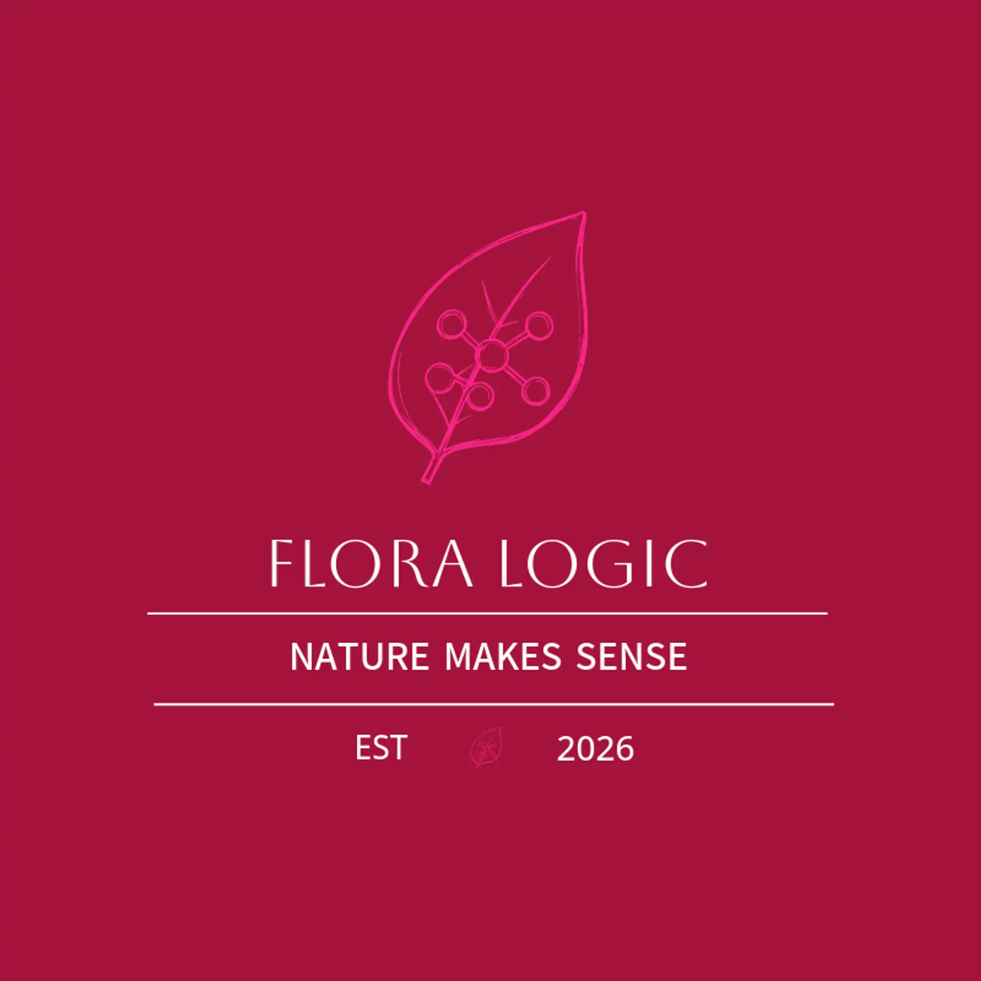 Flora Logic logo for biology