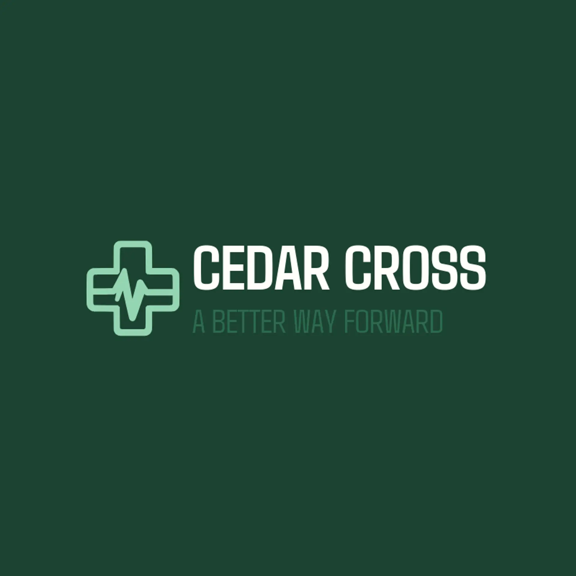 Cedar Cross logo for health