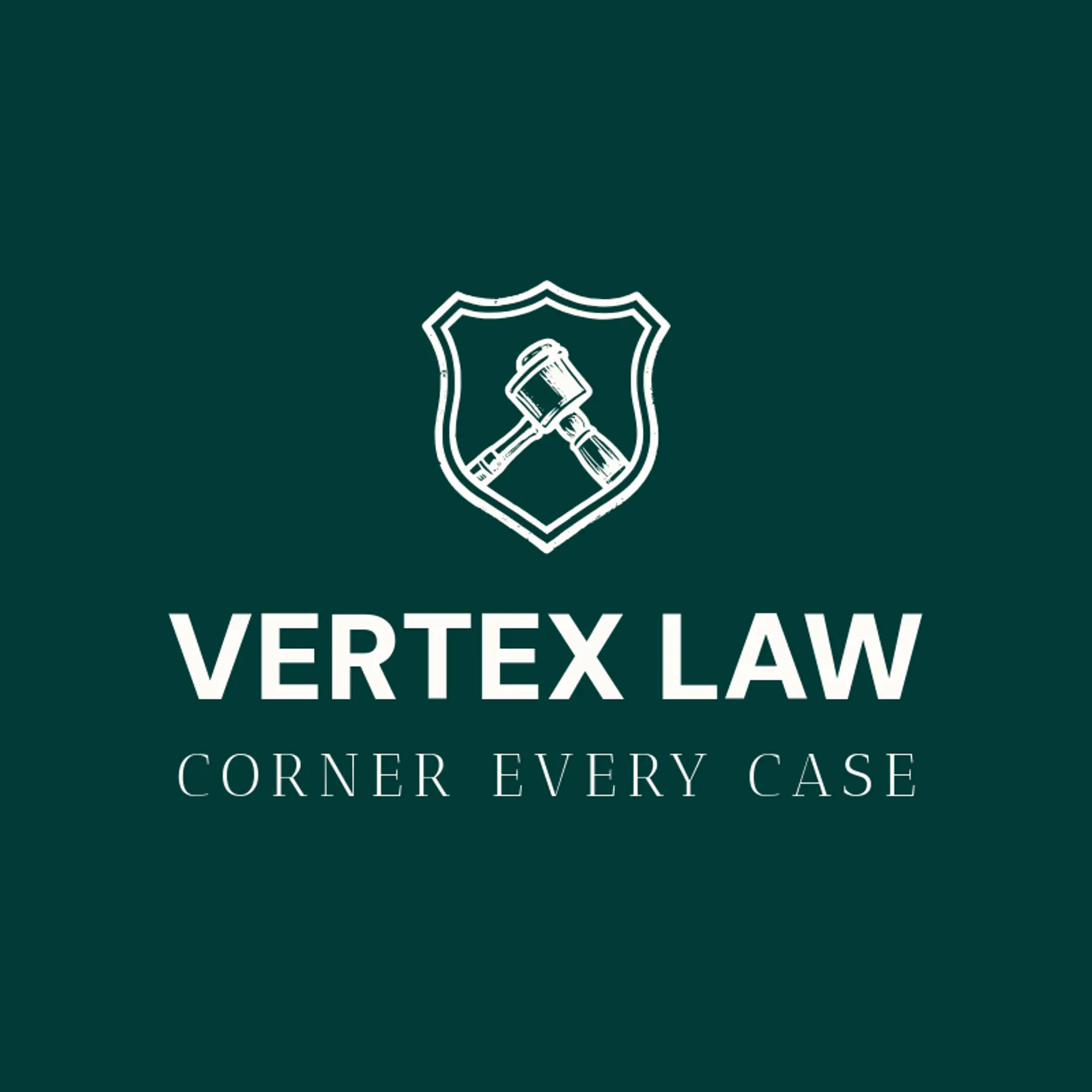 Vertex Law logo for police